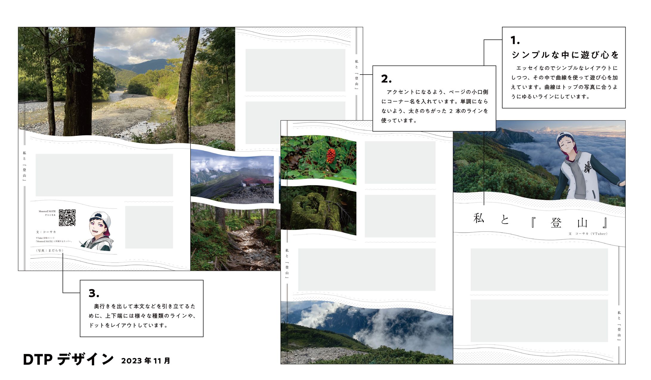 「私と『登山』」DTP-1
