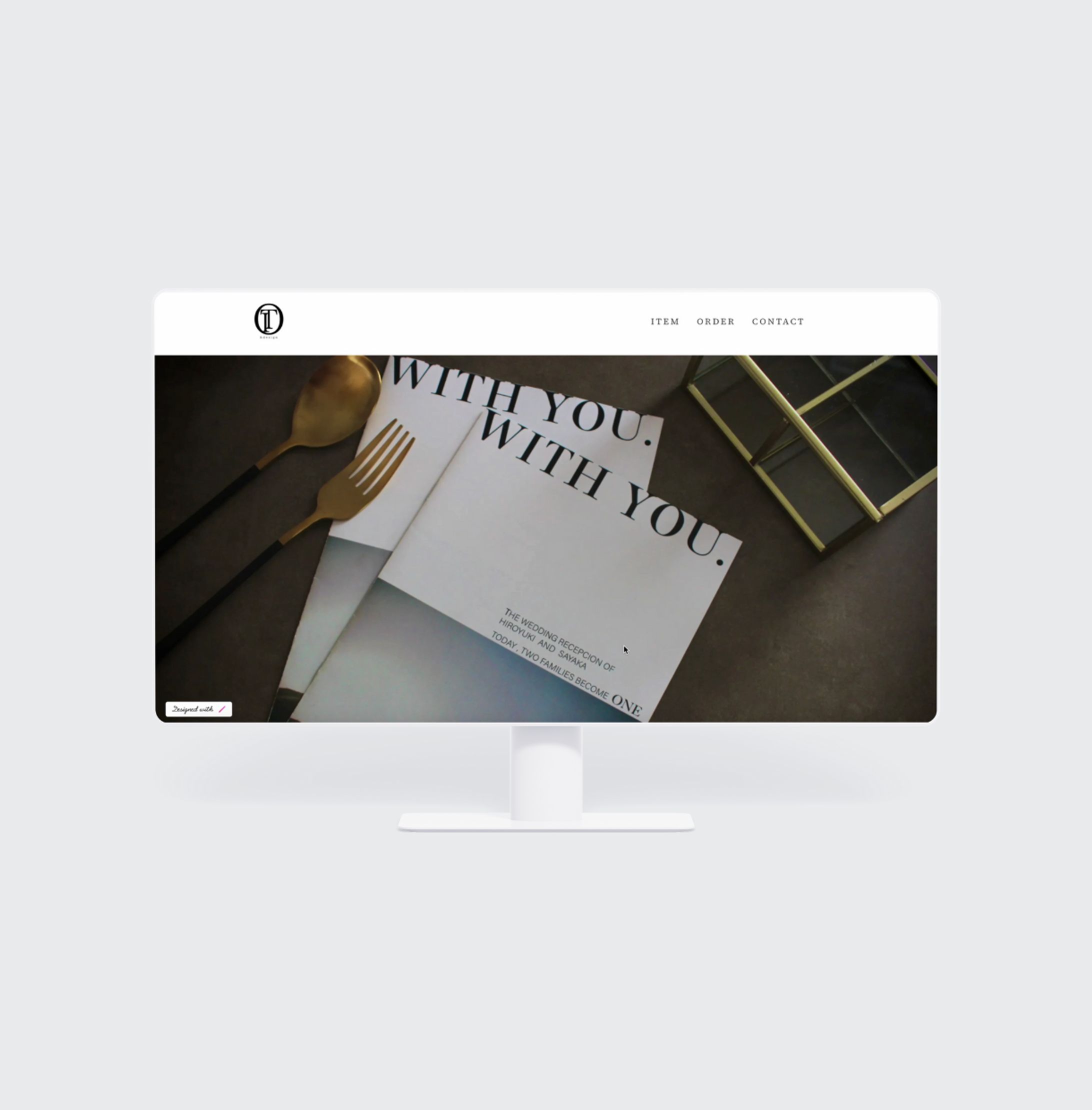 【ご依頼】ウィディングアイテムデザイナー様webサイト-1