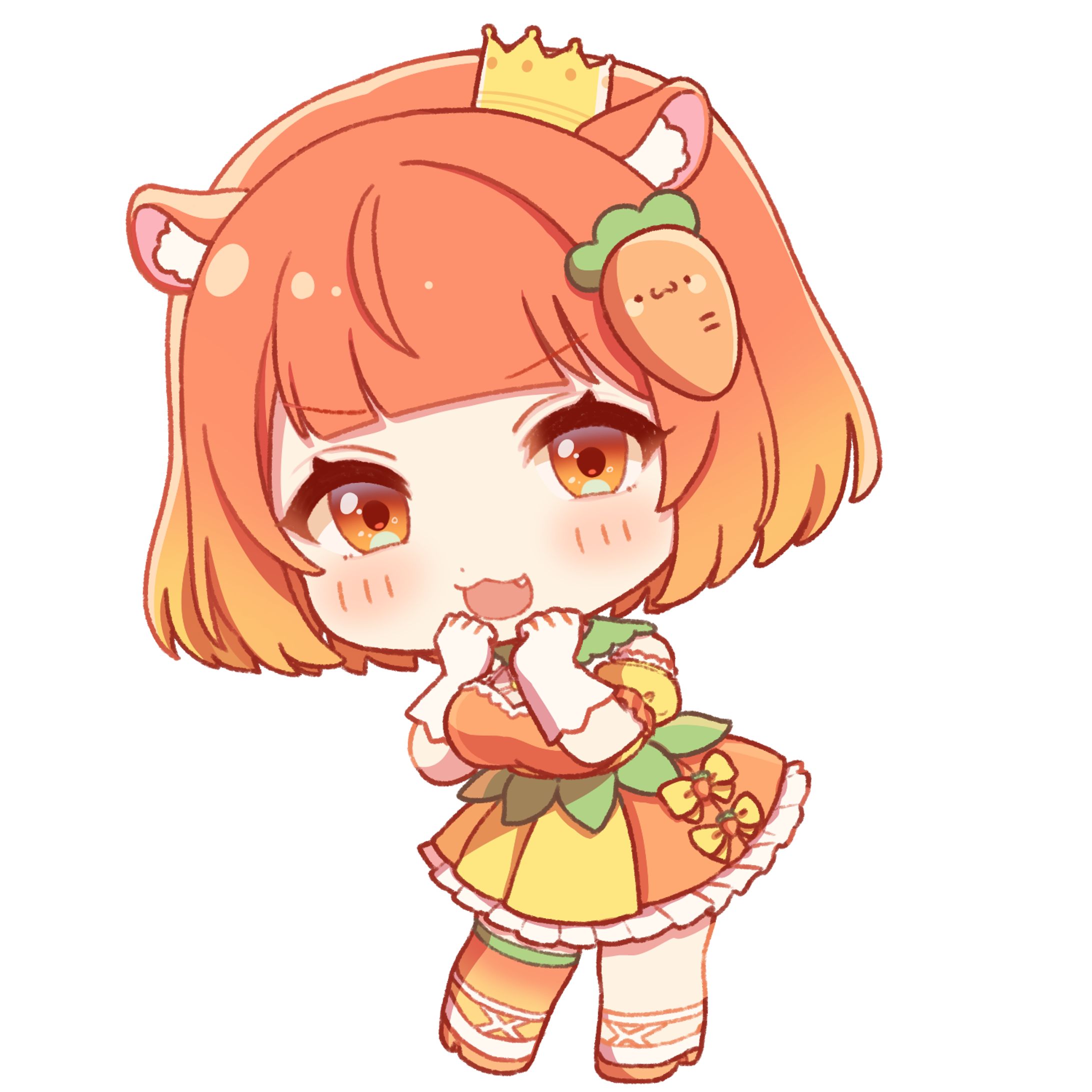 胡蘿蔔はむ様　デフォルメイラスト-1