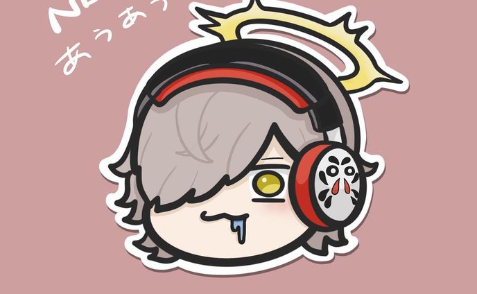 だるまいずごっどさんのアイコンを描きました🤍🌿
