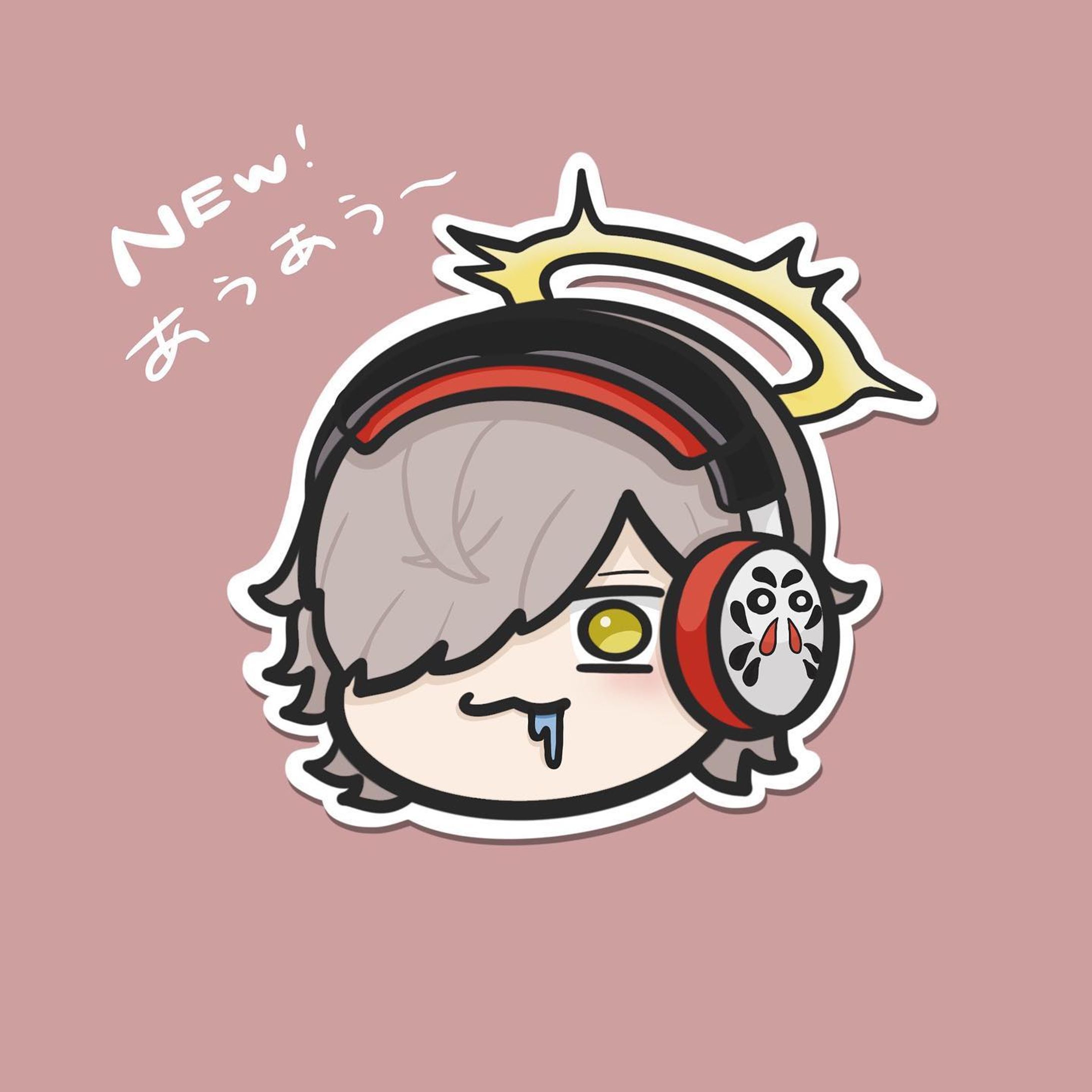 だるまいずごっどさんのアイコンを描きました🤍🌿-1