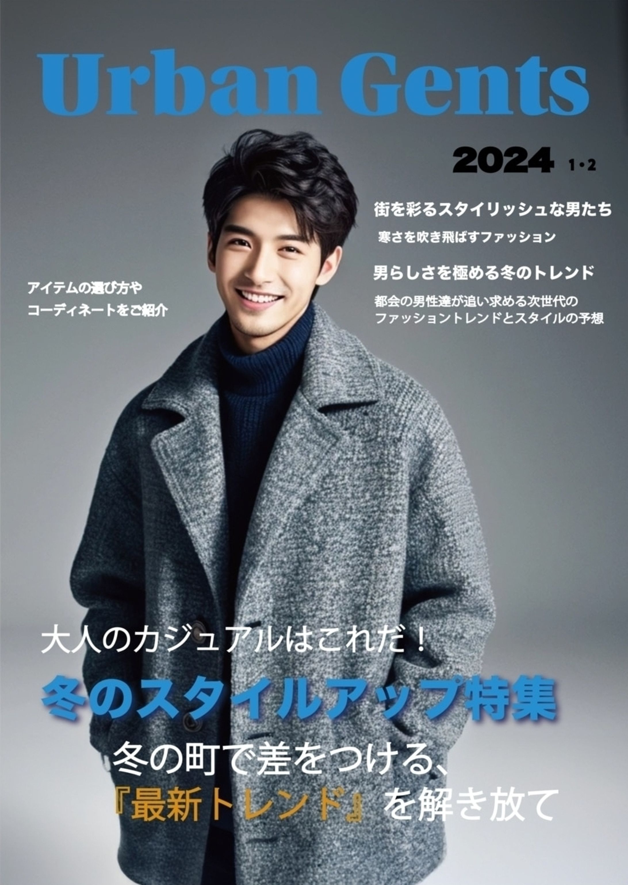 男性誌の表紙-1