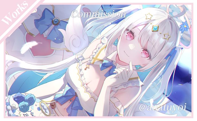 〖works〗マリア・アムネア様 新モデルネットプリントイラスト