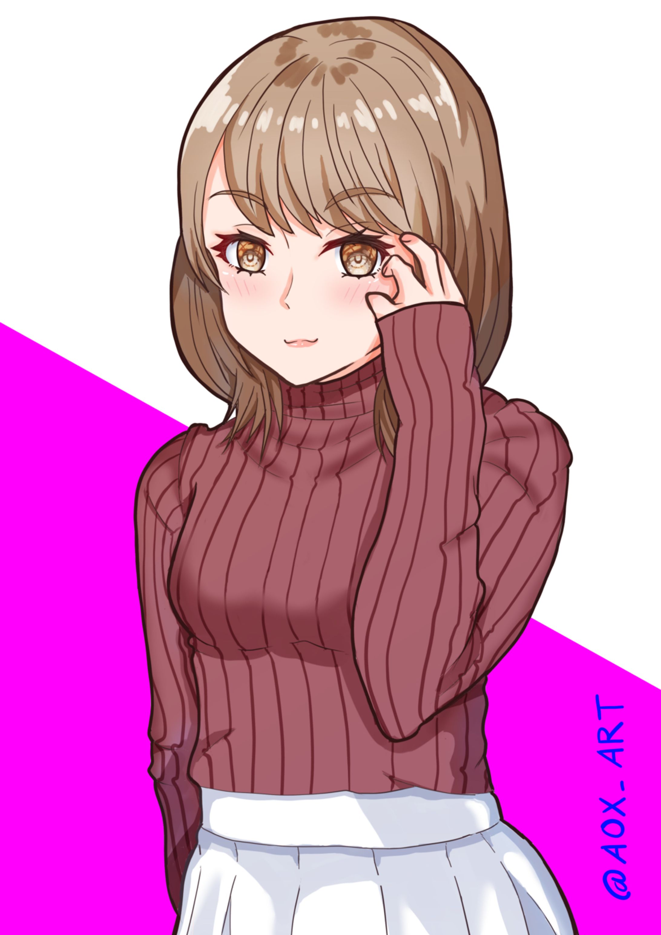 ハイネックニット-1