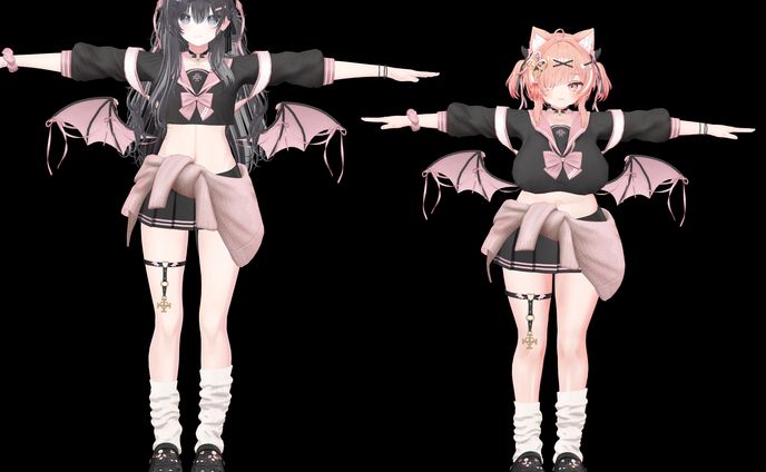  VRChat専用衣装の複数アバター対応（Add+Re:collection様ご依頼）