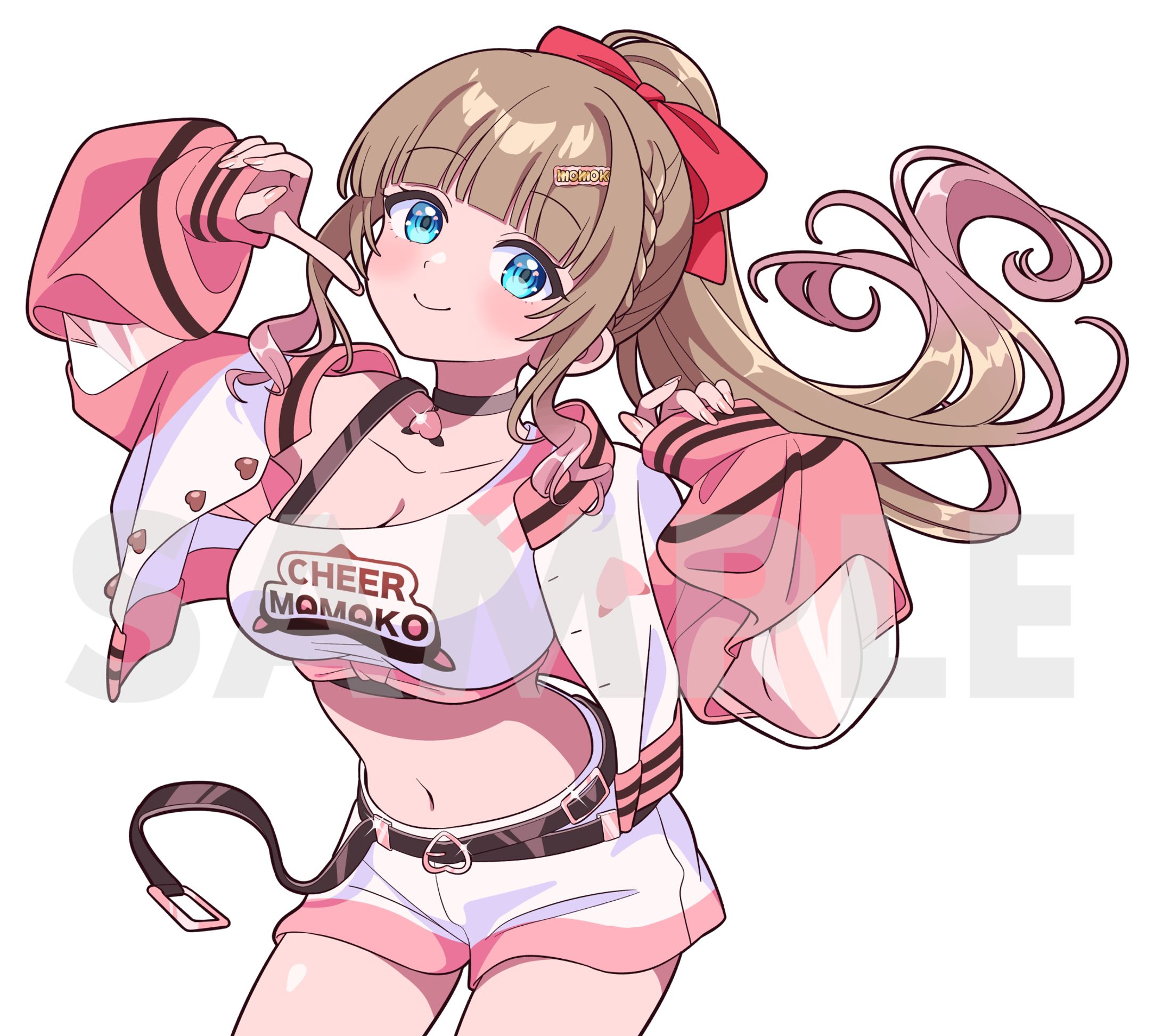 千愛ももこ様 配信用イラスト-1