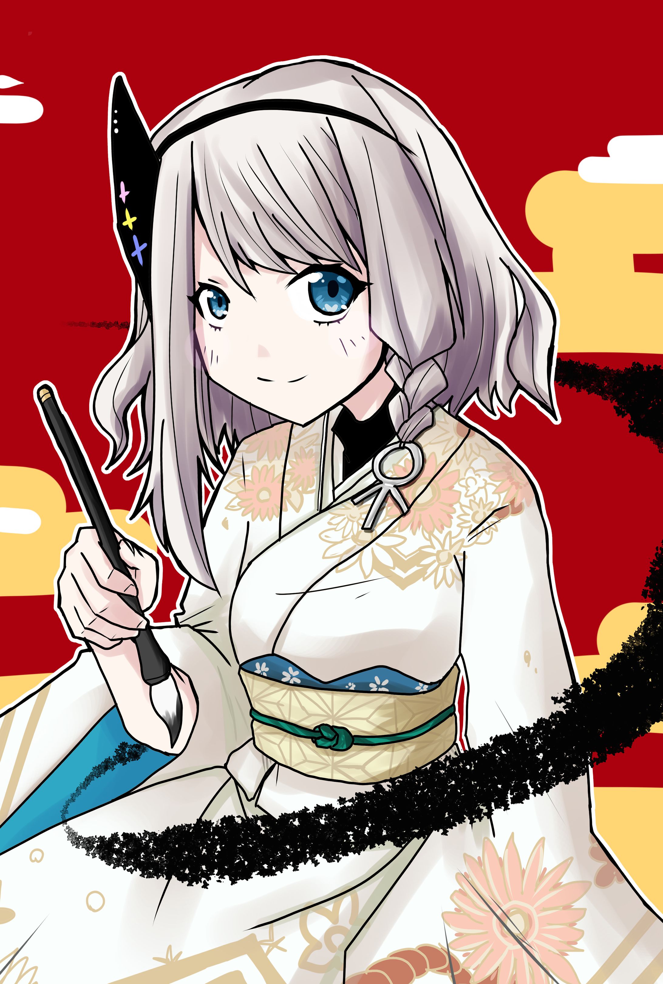 七夜聖りあらちゃん　2024年賀絵-1