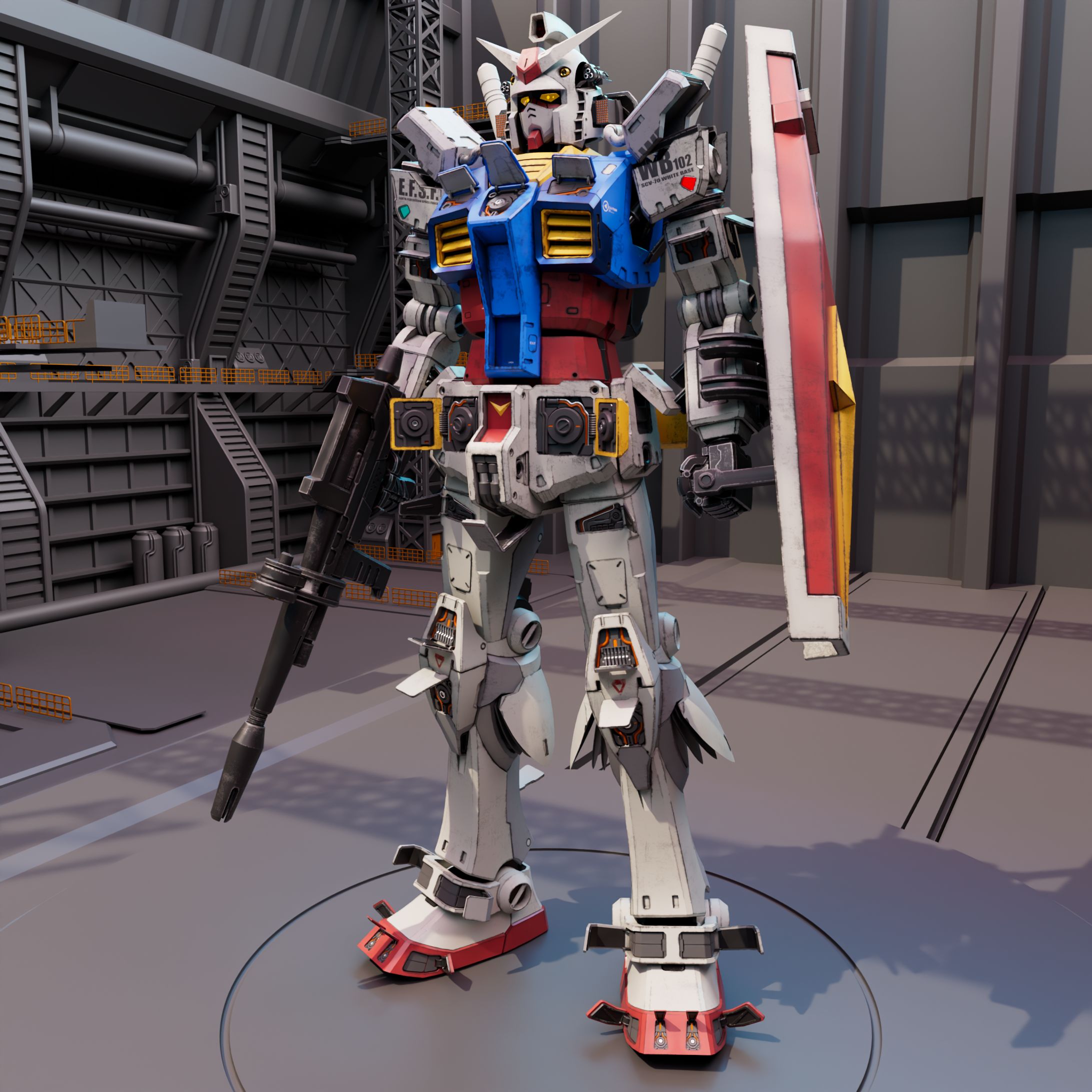 ガンダム（フルハッチオープンモード）-1