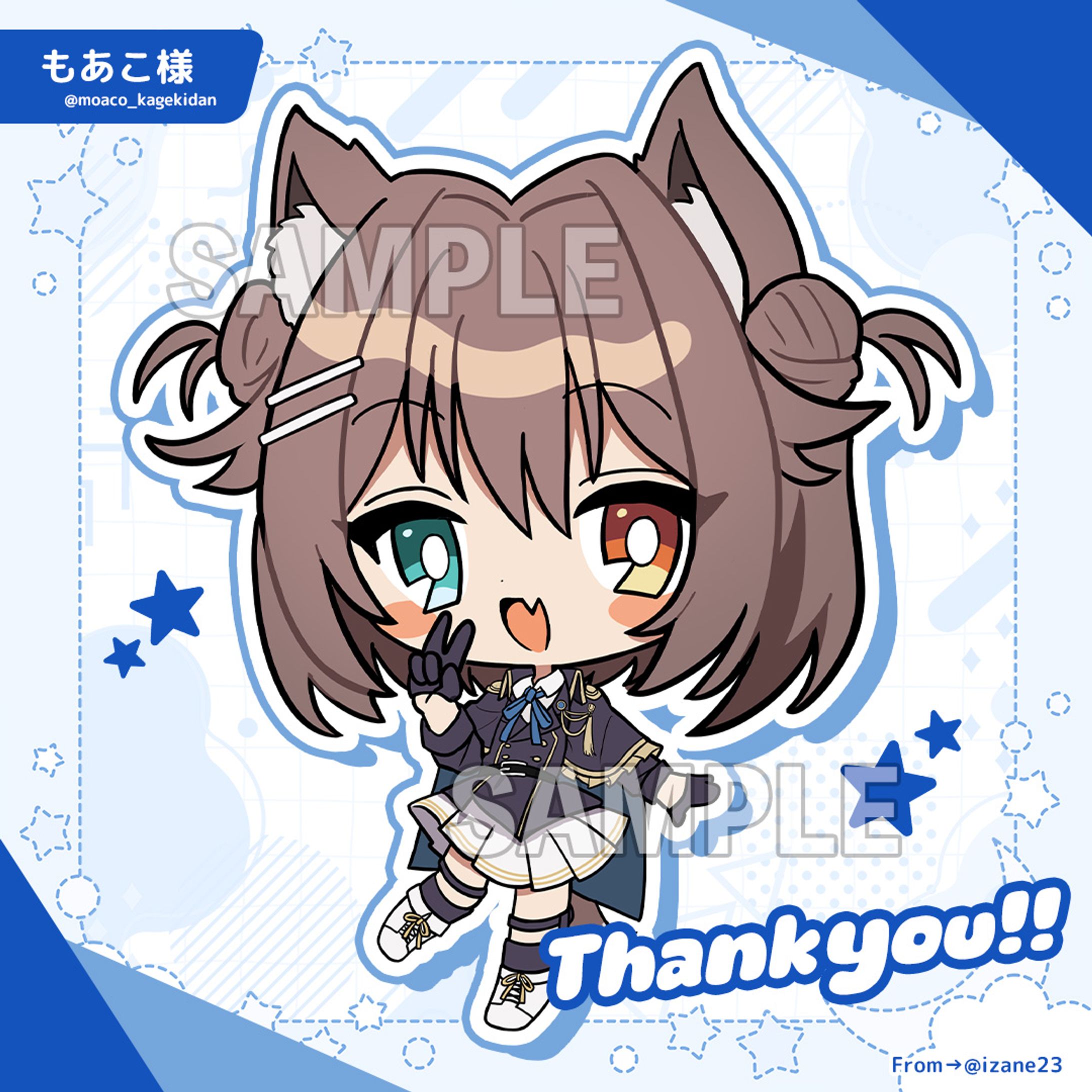 【イラスト企画】Vtuberさん　　　デフォルメイラスト-1