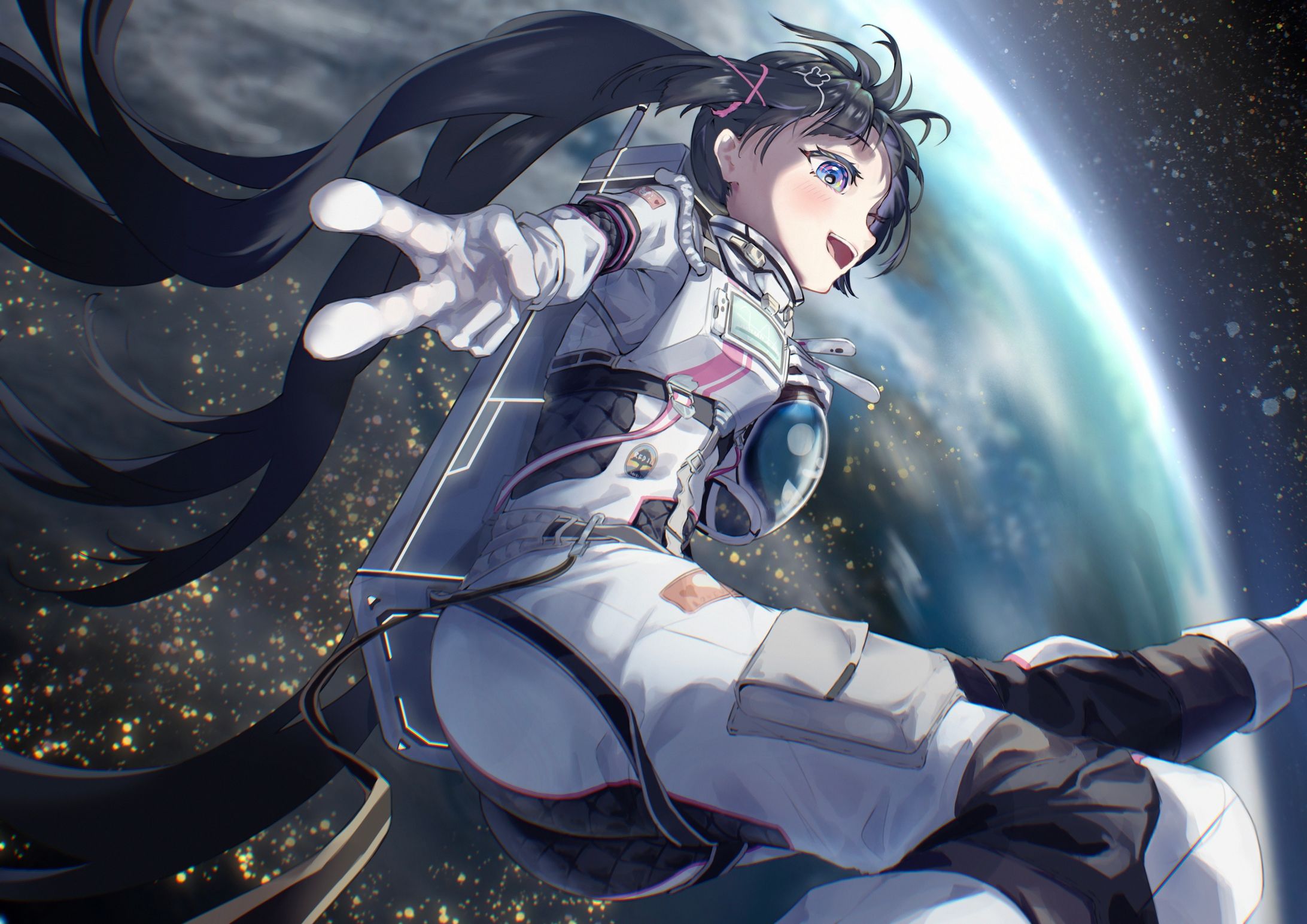 宇宙服衣装の委員長-1