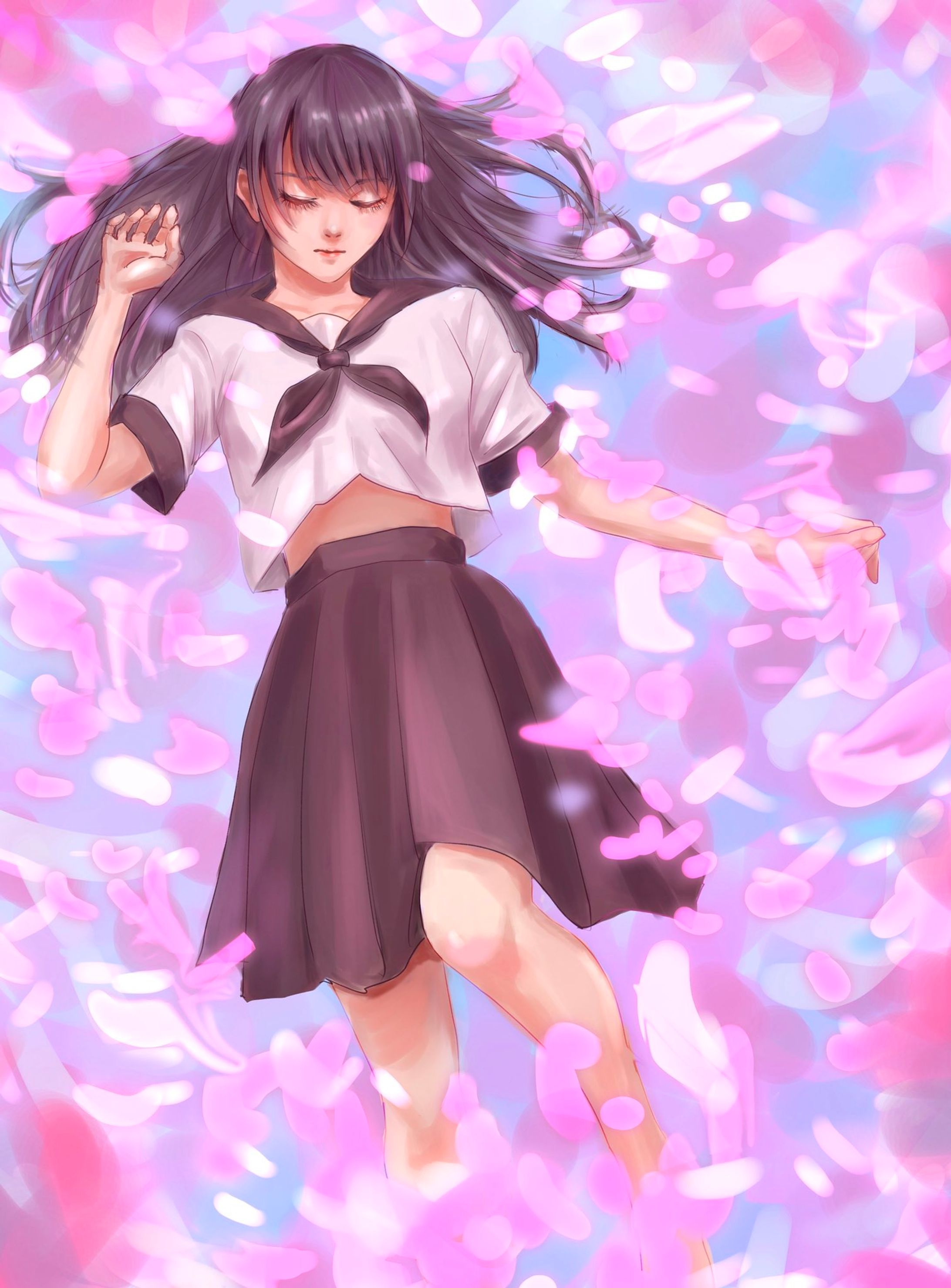 桜の少女-1