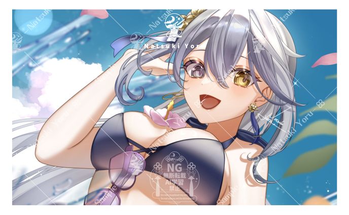 夏葵ヨル 2024年水着イラスト
