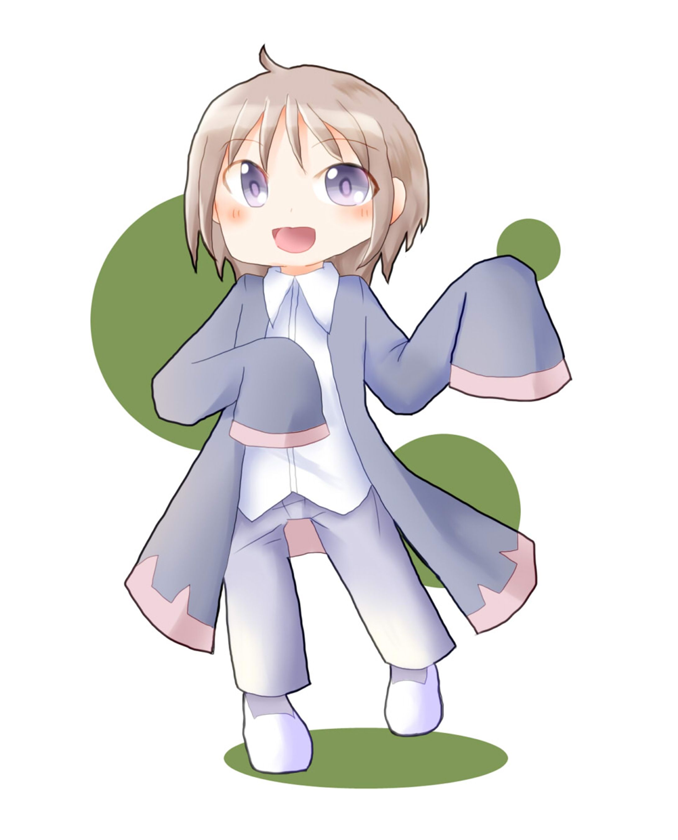 萌え袖女の子-1