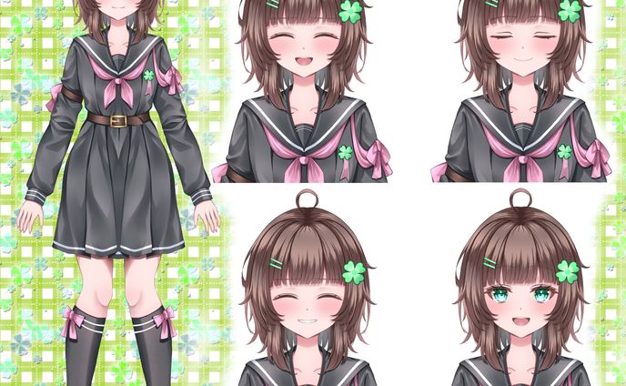 天野しぐれ（立ち絵表情差分）