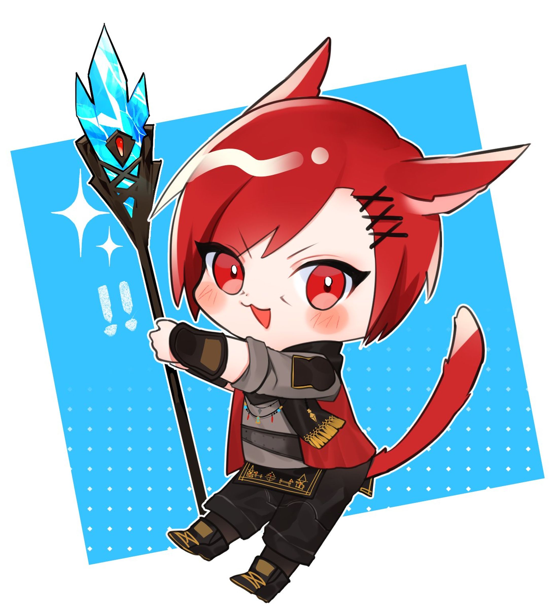 【二次創作】FF14 ミニキャラ-1