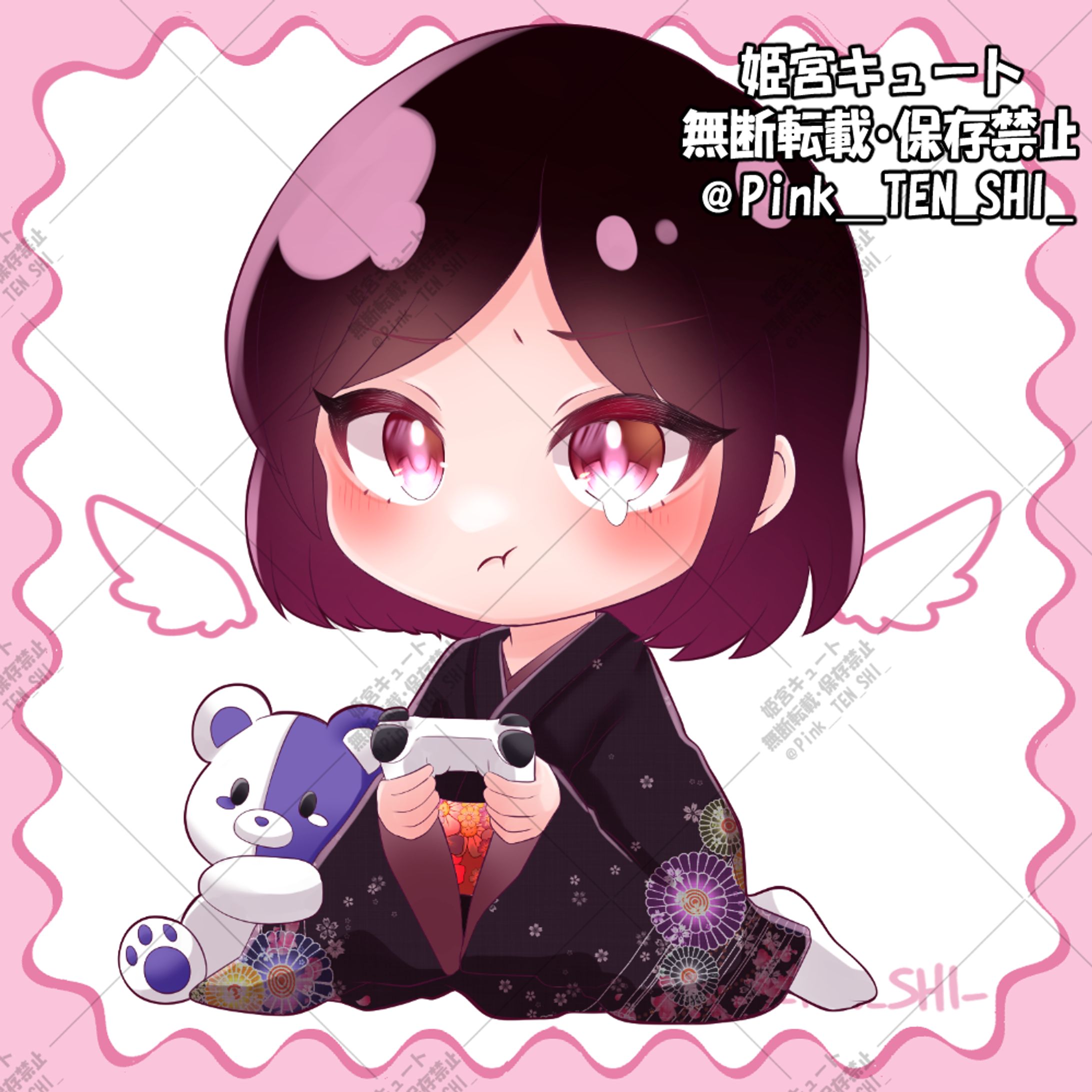 ココナラ 2頭身SDイラスト実績-1