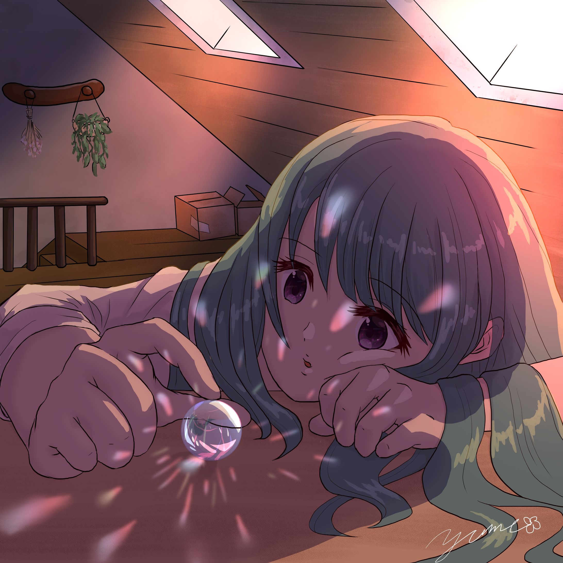ガラス玉と少女-1