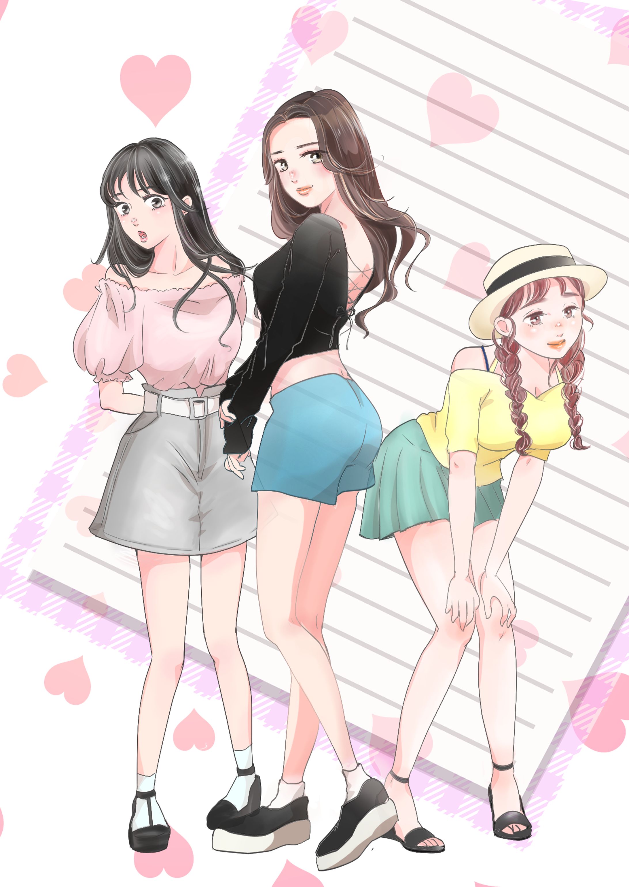 女性(20代)サンプルイラスト-1