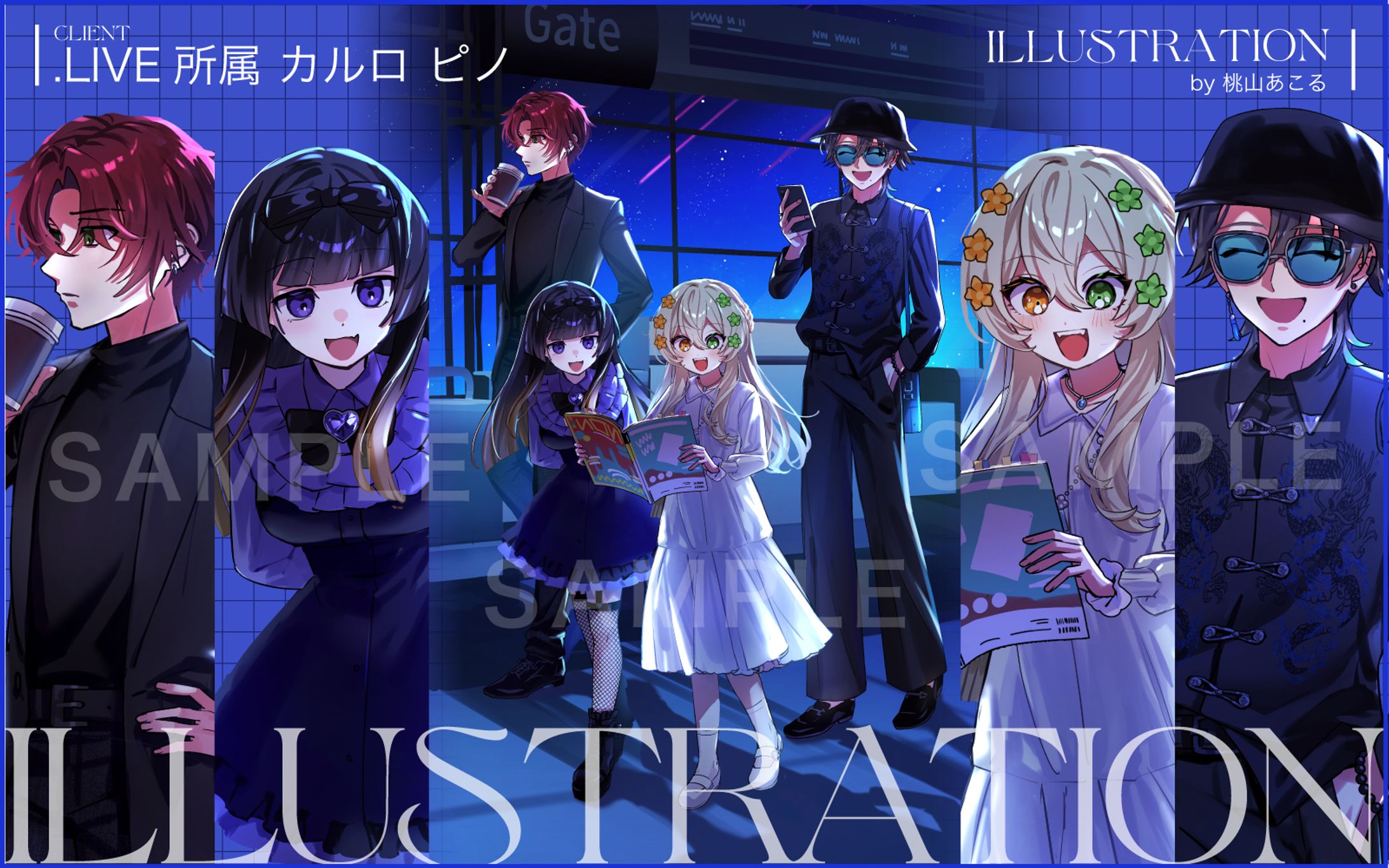 .LIVE所属 カルロ ピノ様/ILLUSTRATION-1