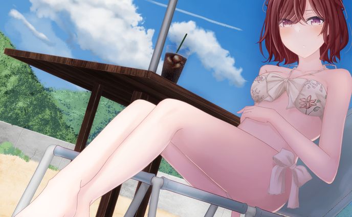 二次創作_樋口円香_水着
