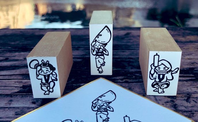 阿波おどりハンコ【踊り子】