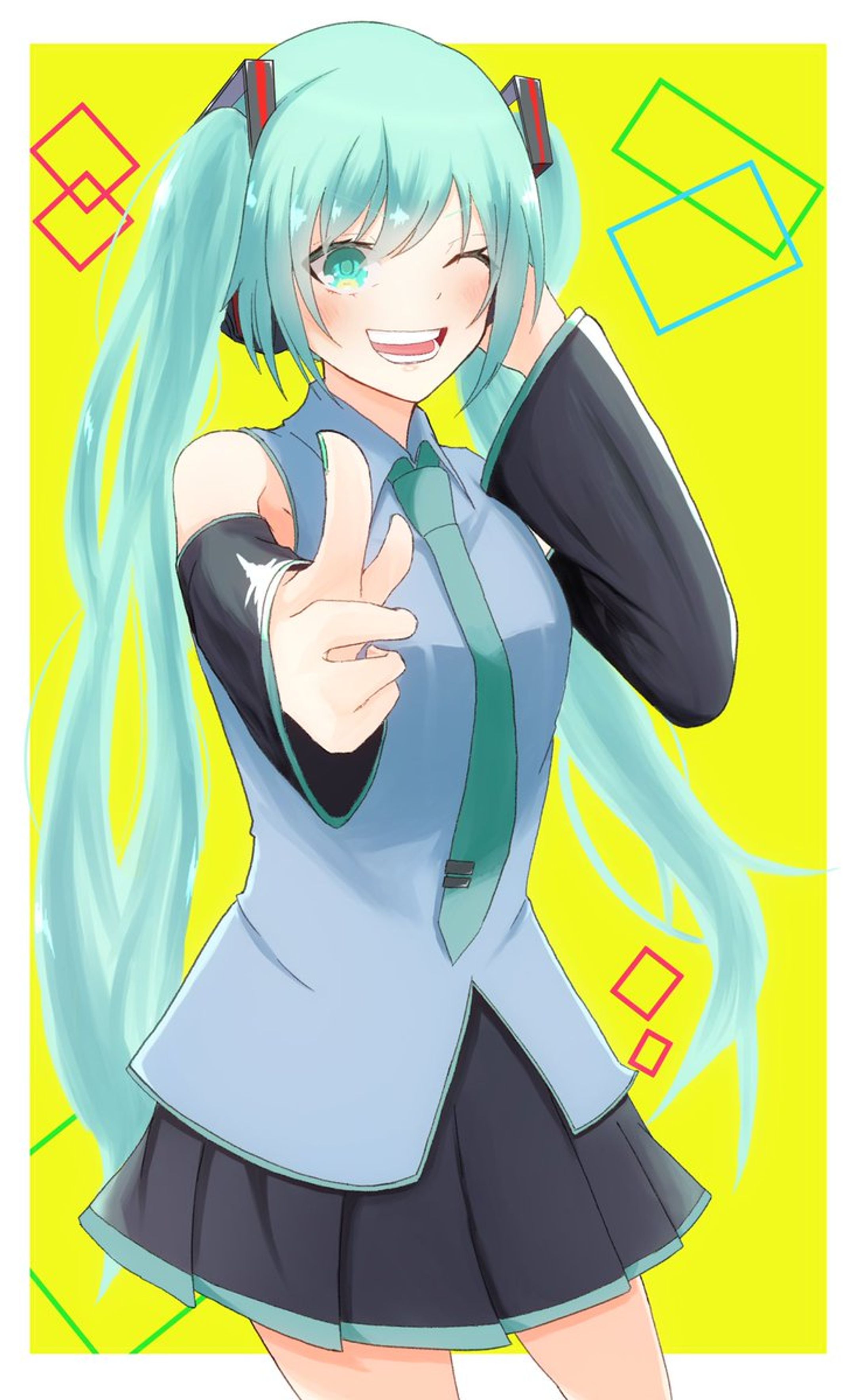 初音ミク(ファンアート)-1