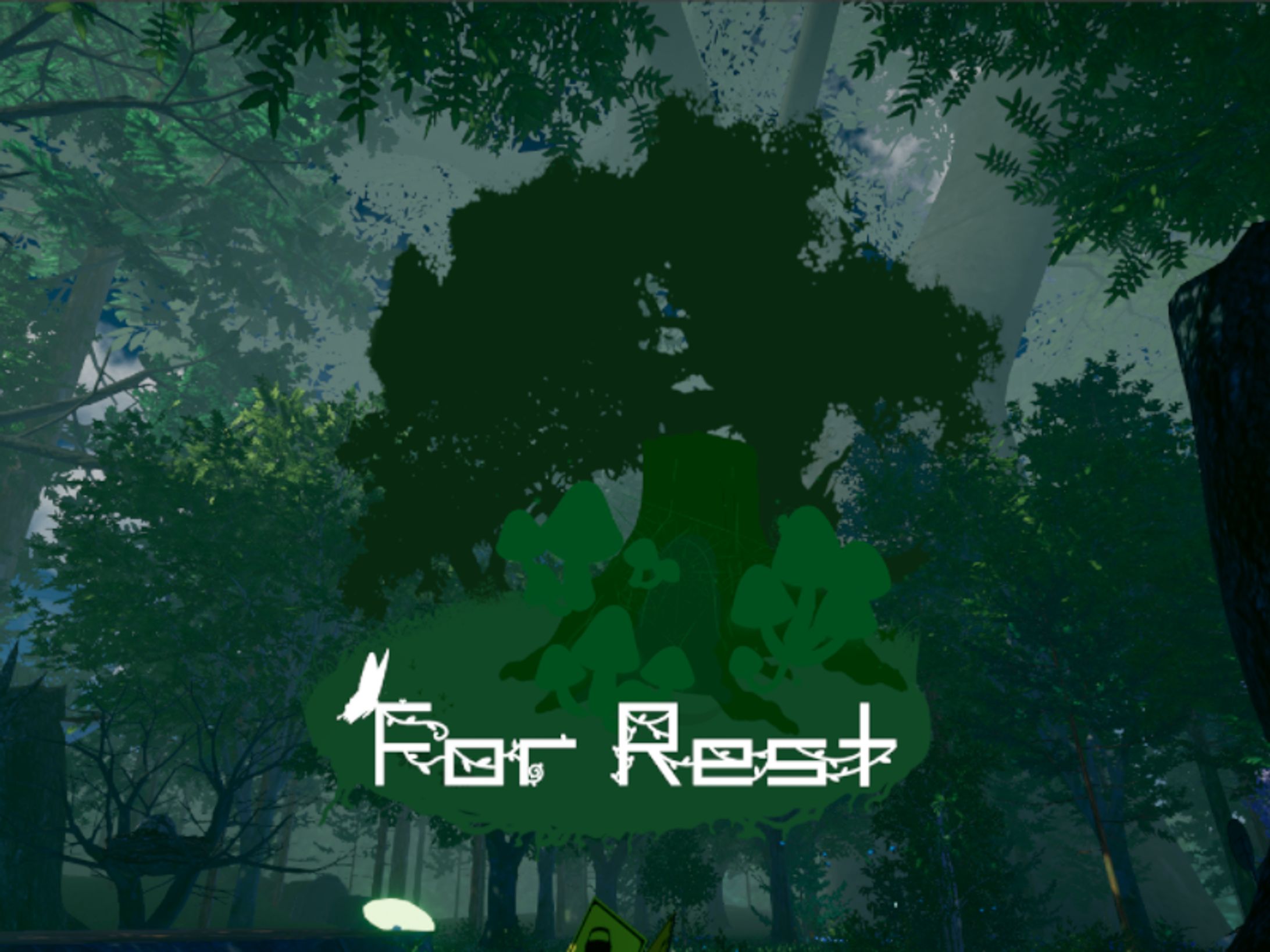 VRChatワールド「森の人外アバター集会場「For Rest」」-1