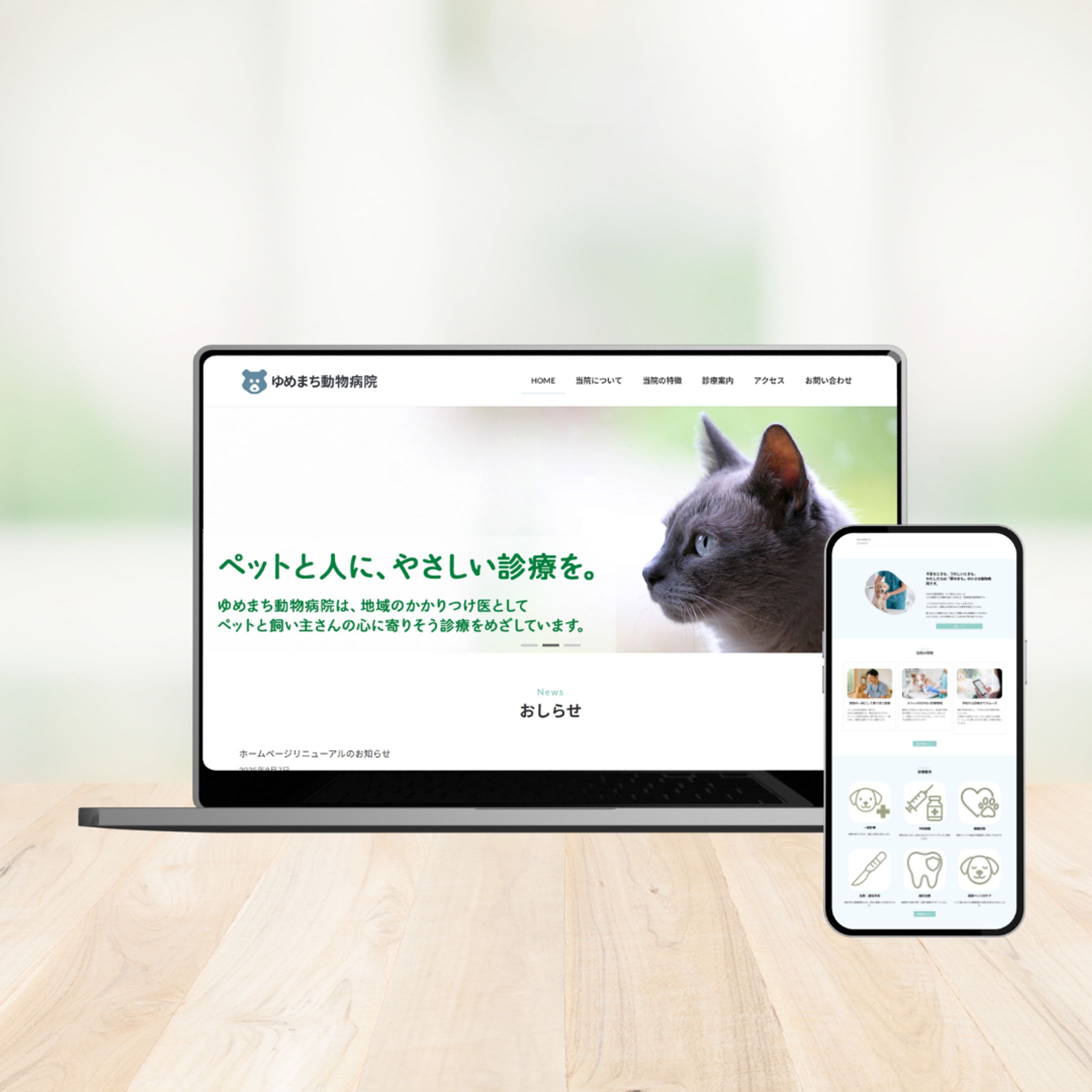 ゆめまち動物病院コーポレートサイト-1