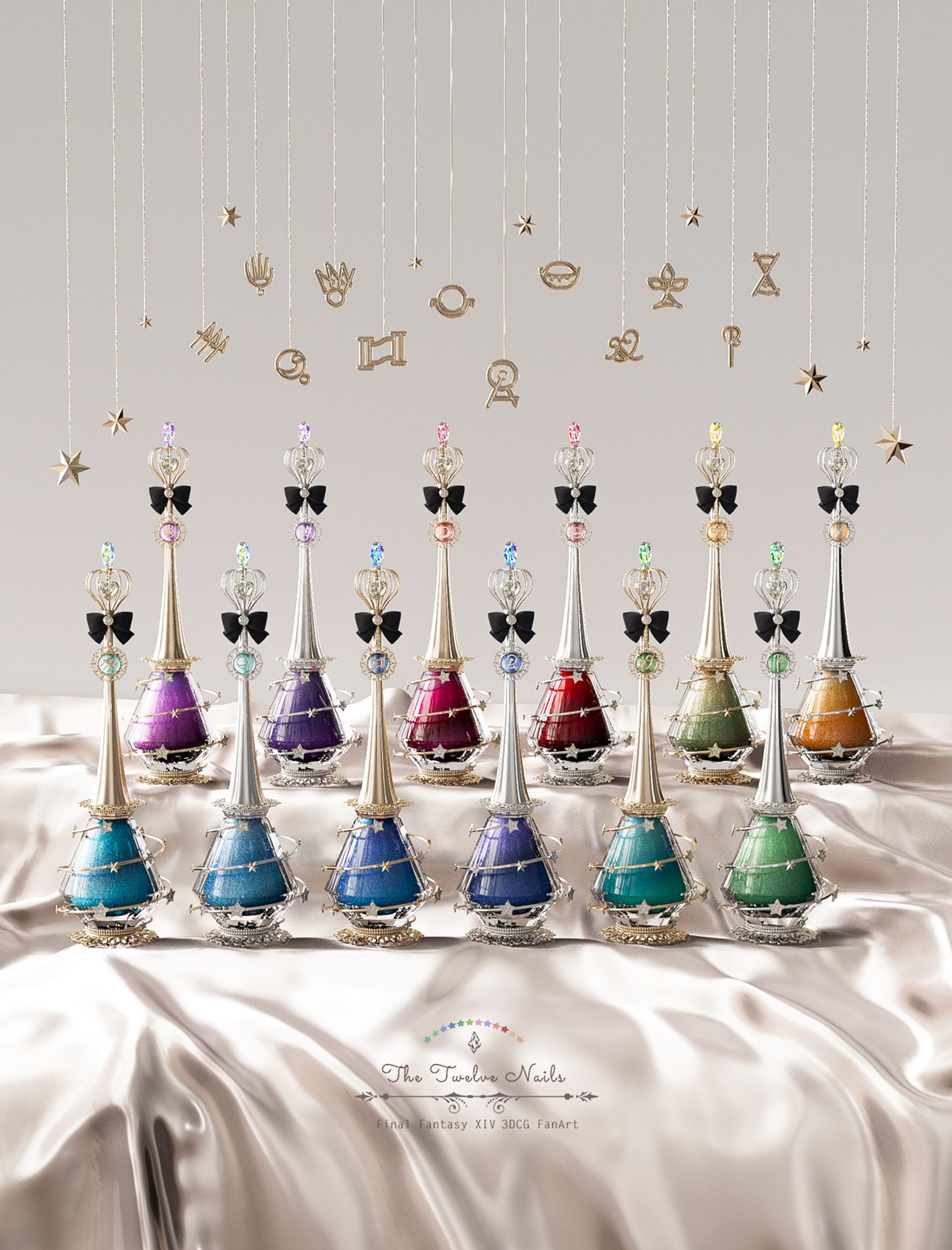 FF14ファンアート：ネイルボトル-1