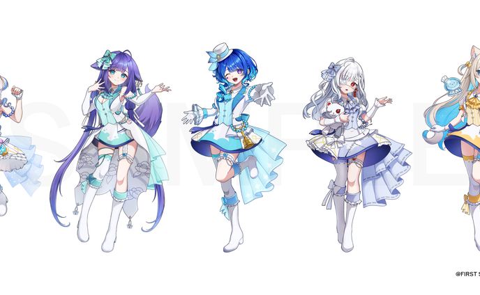 いちプロ所属　４期生 オリジナル曲「Coloris♡Palette」　立ち絵イラスト担当