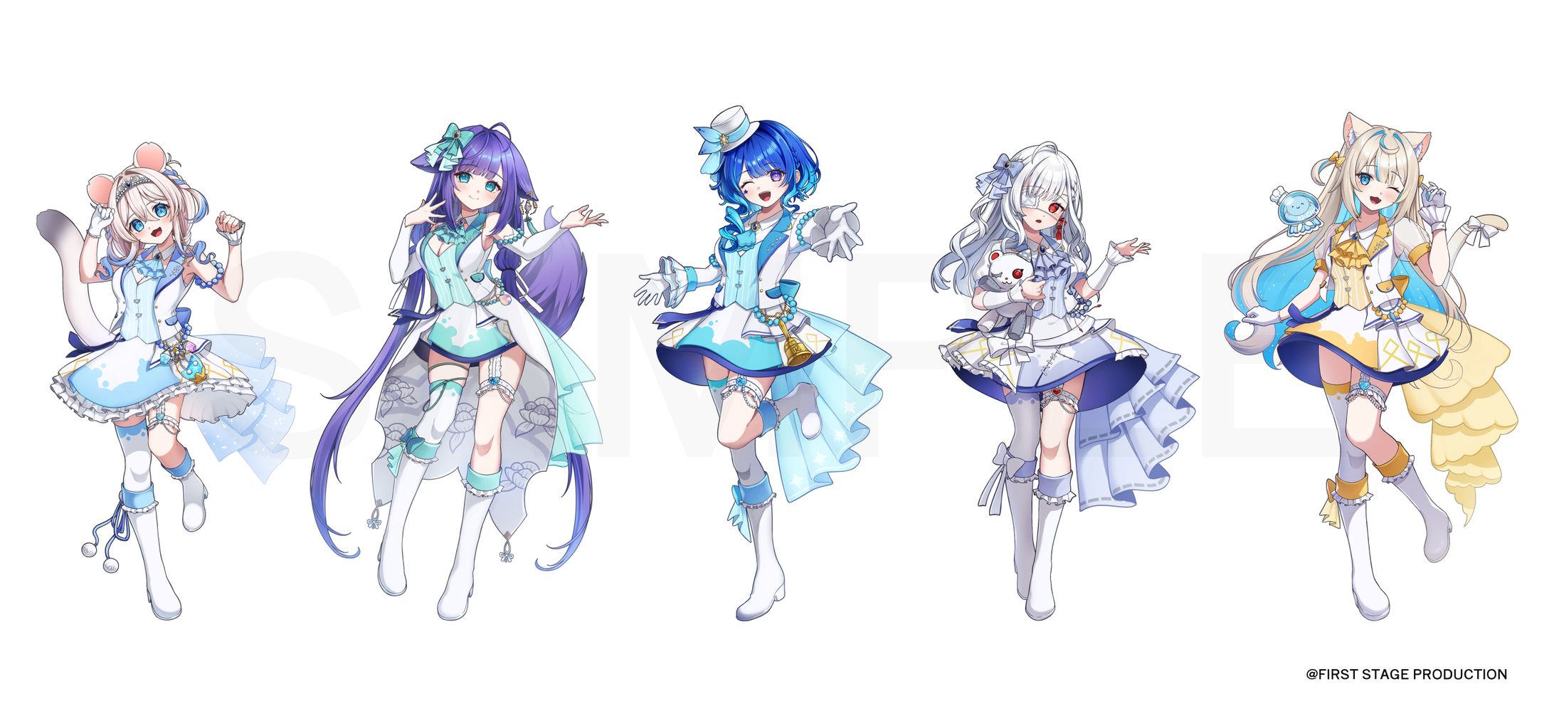 いちプロ所属　４期生 オリジナル曲「Coloris♡Palette」　立ち絵イラスト担当-1