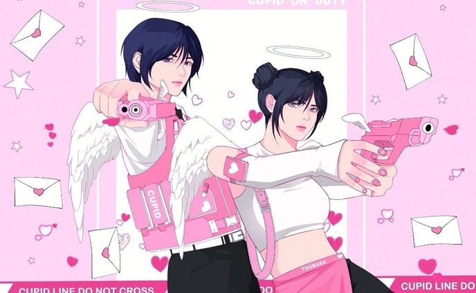 Scaramona Cupid On Duty [Half Body]