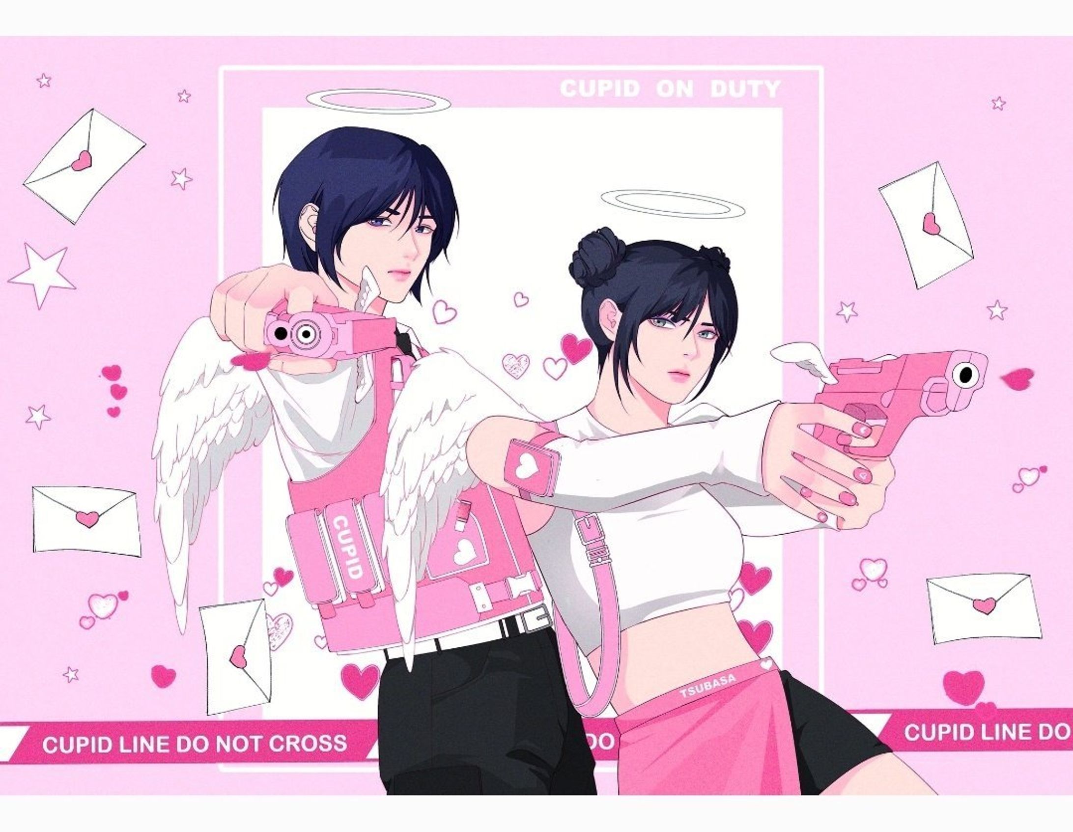 Scaramona Cupid On Duty [Half Body]-1