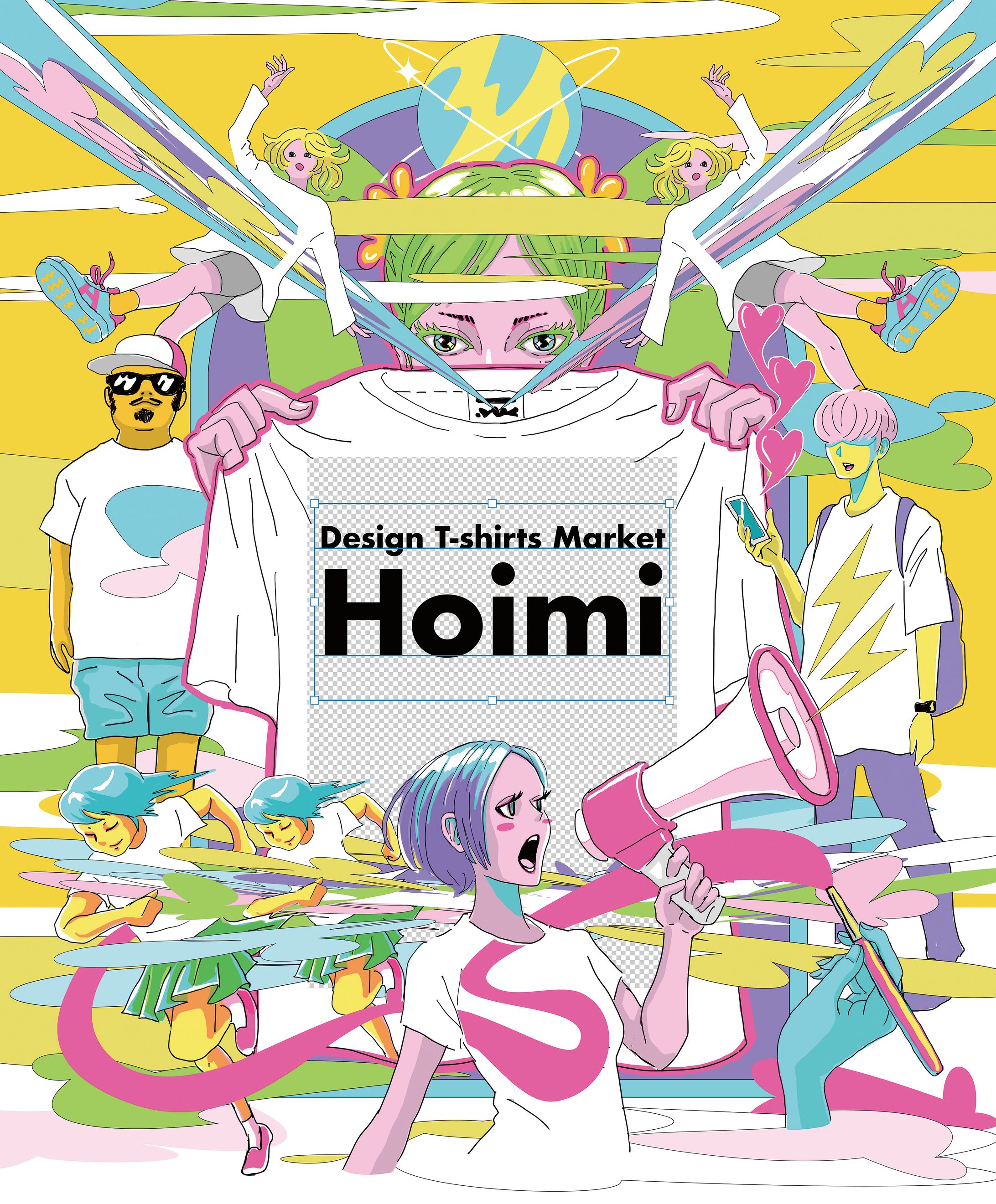 Design T-shirt Marcket Hoimi-1