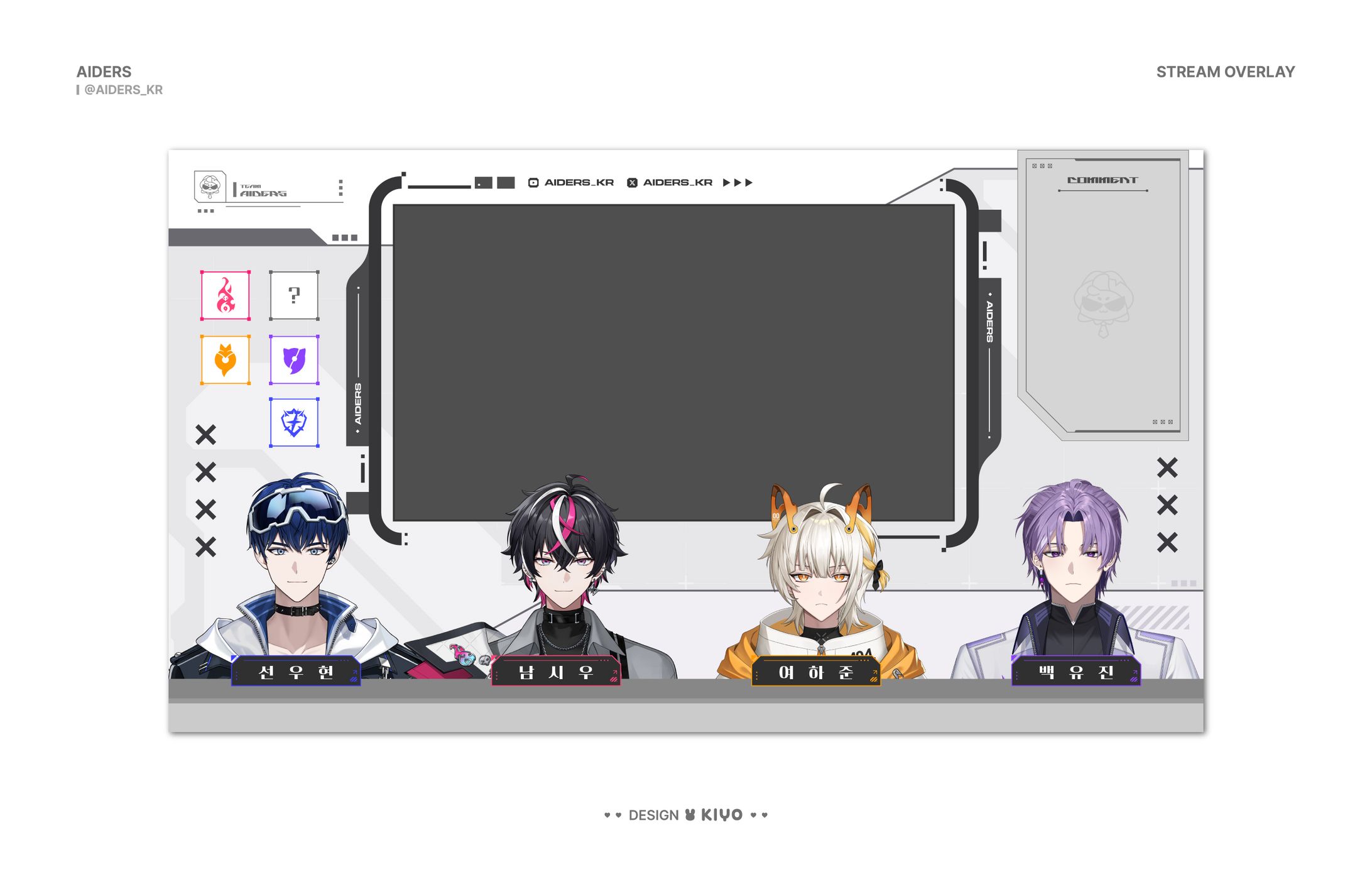 AIDERS｜Stream Overlay-1