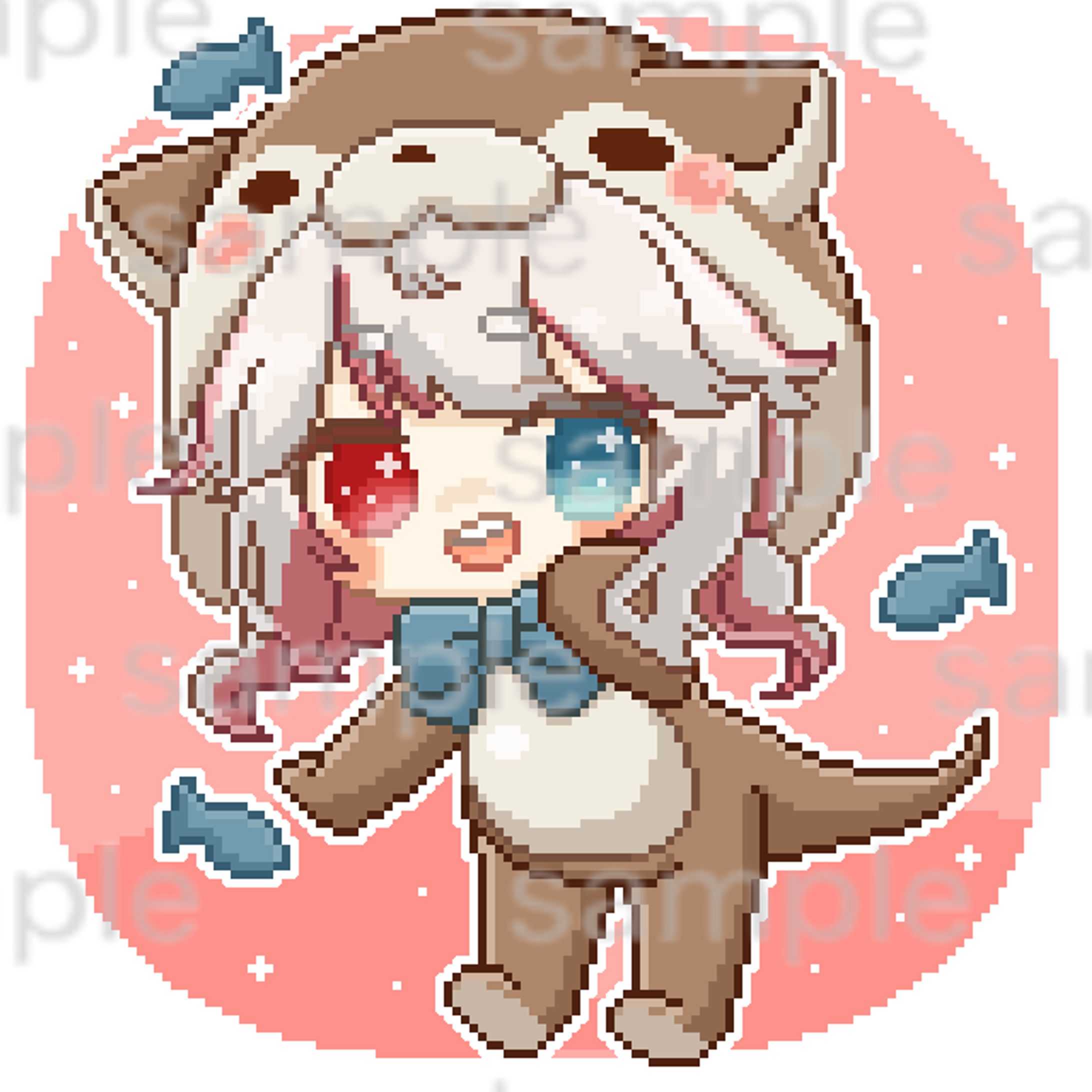 【うにくらゆんさん】ドットイラスト【Vtuberさん】-1