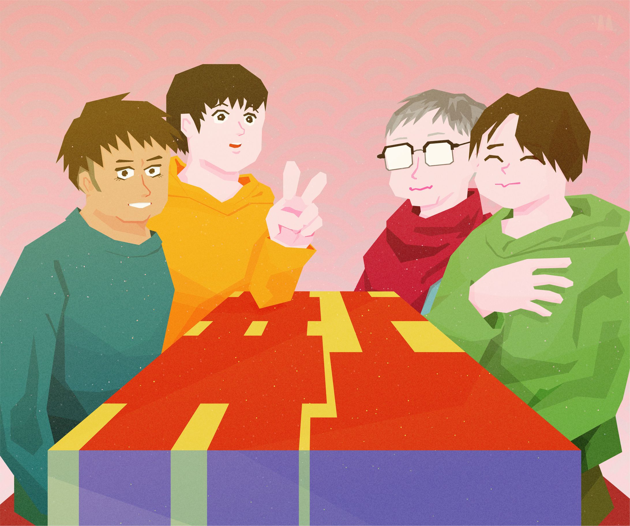 ご家族_似顔絵-1