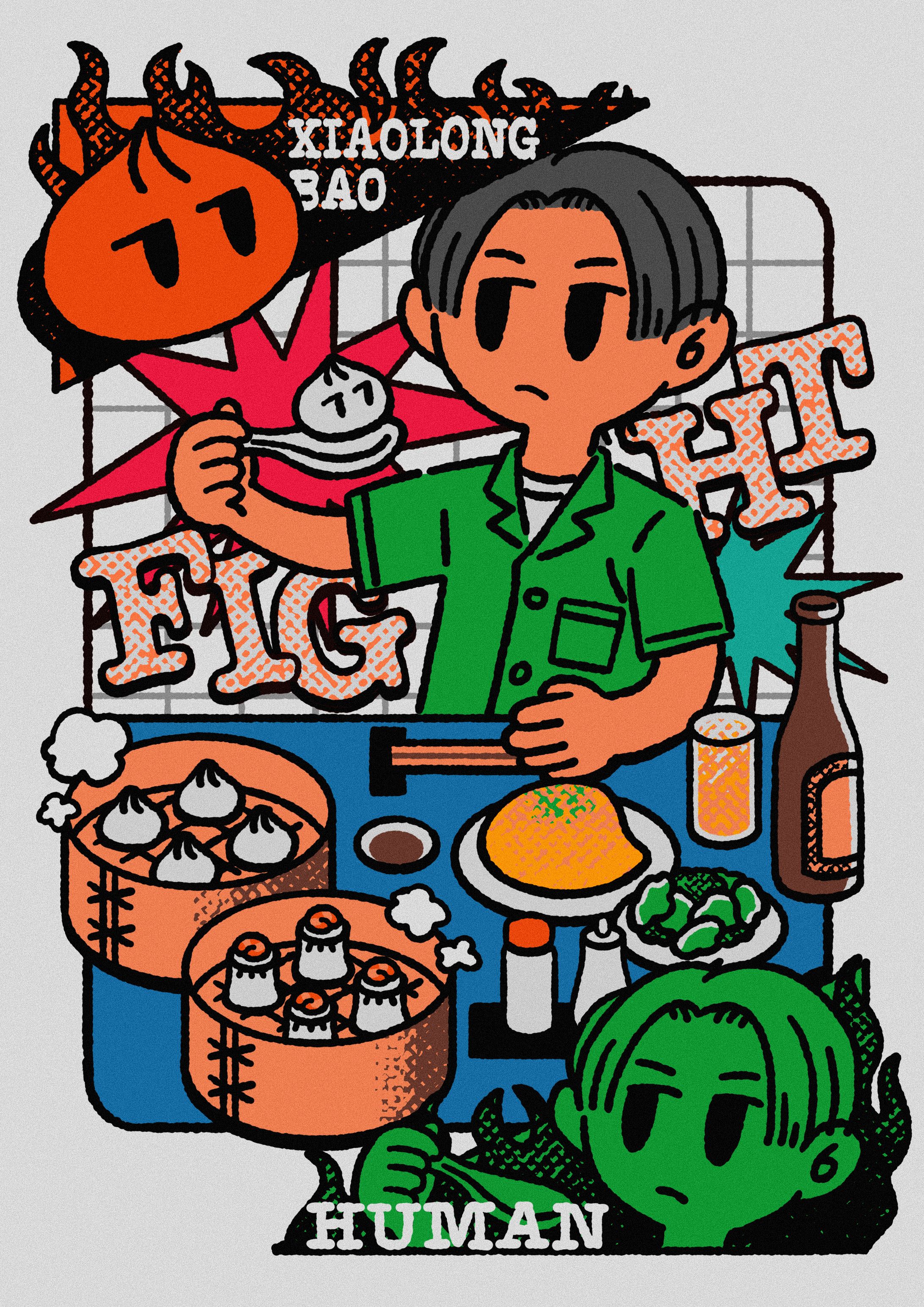 自主制作　イラスト #7-1