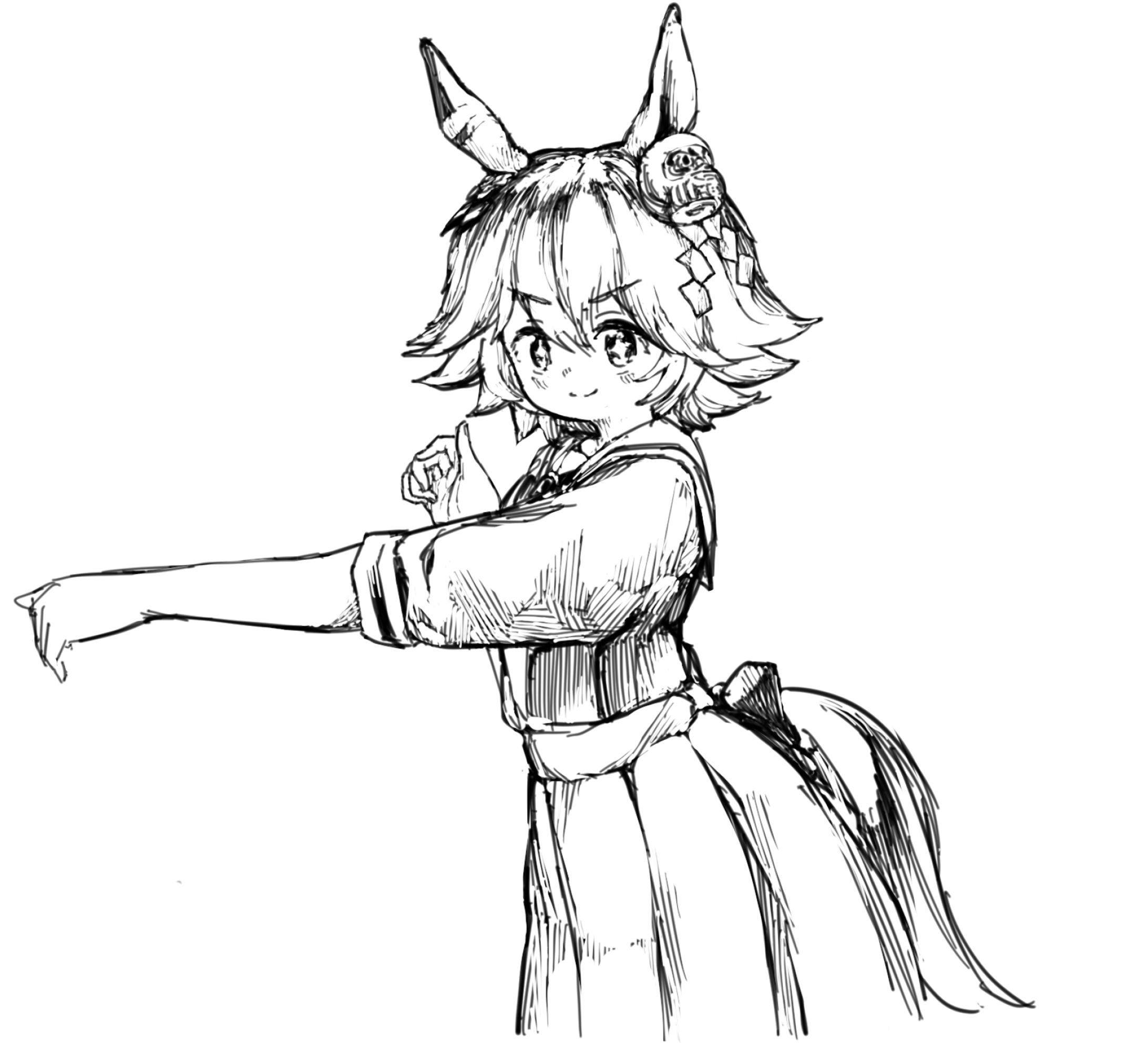 モノクロ・イラスト-1