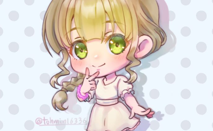 三つ編み（SDキャラver）