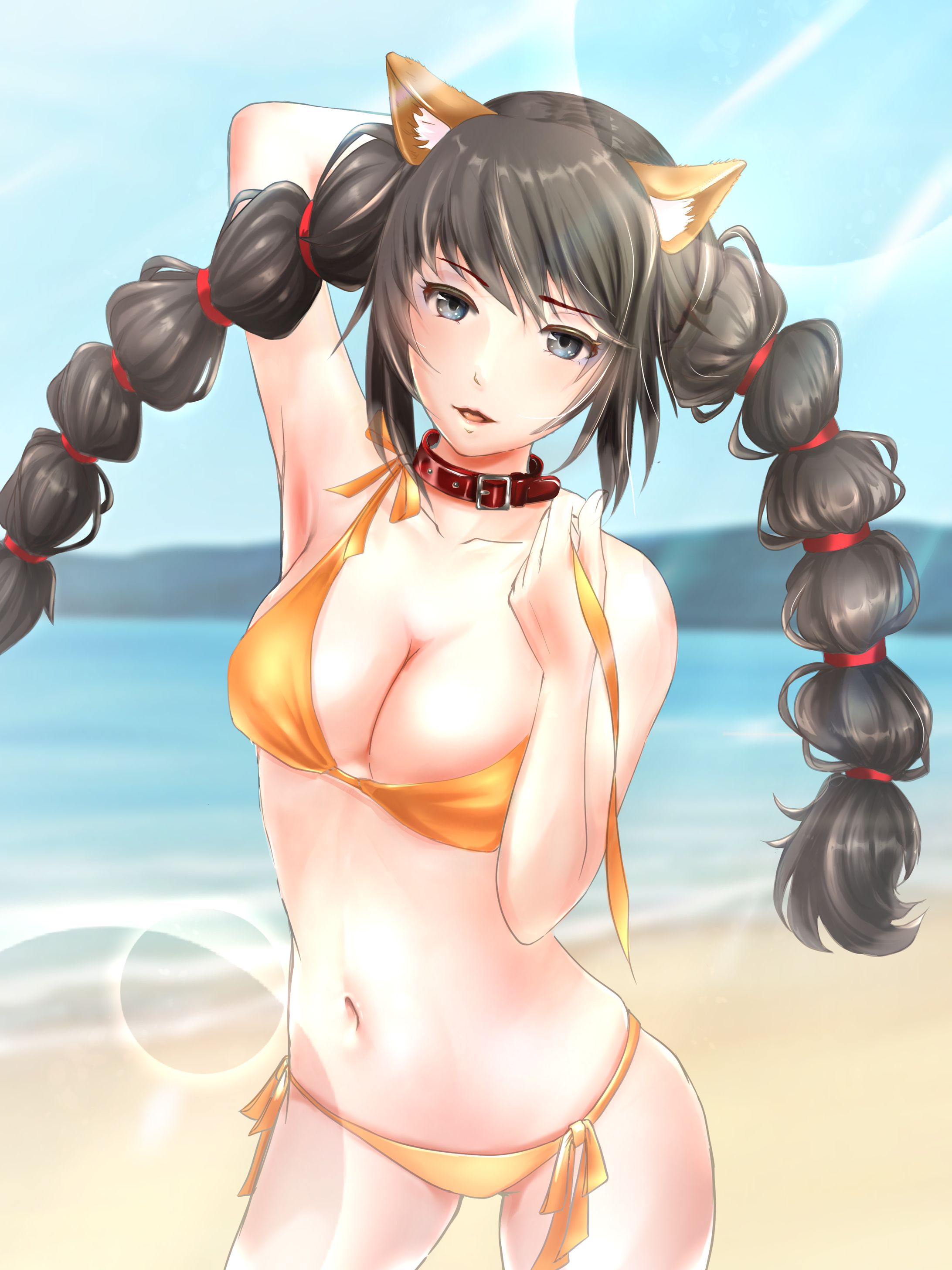 水着少女受託案件イラスト-1