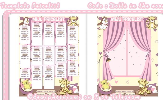 READY STOCK - PRICELIST (1-5)