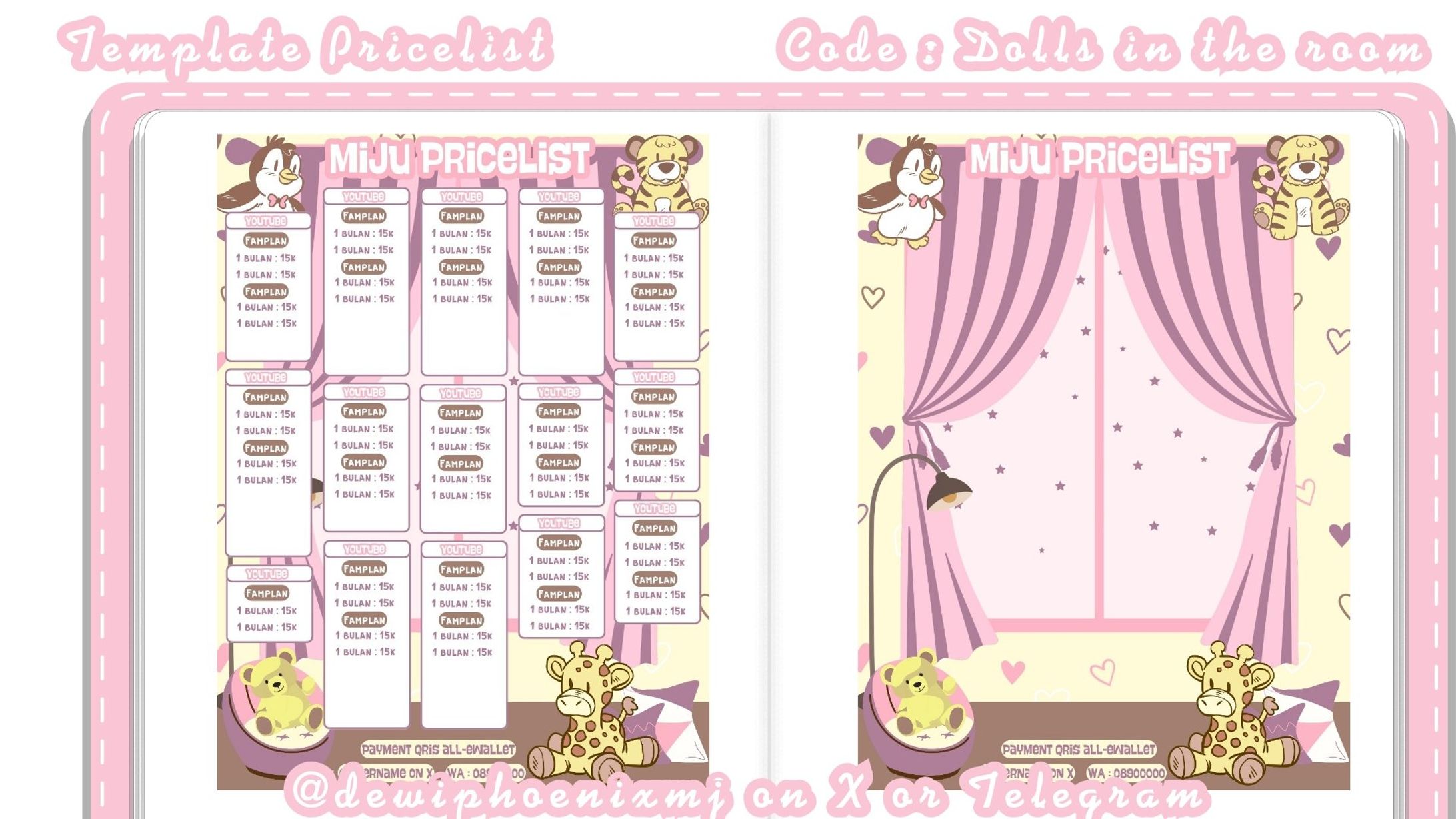 READY STOCK - PRICELIST (1-5)-1