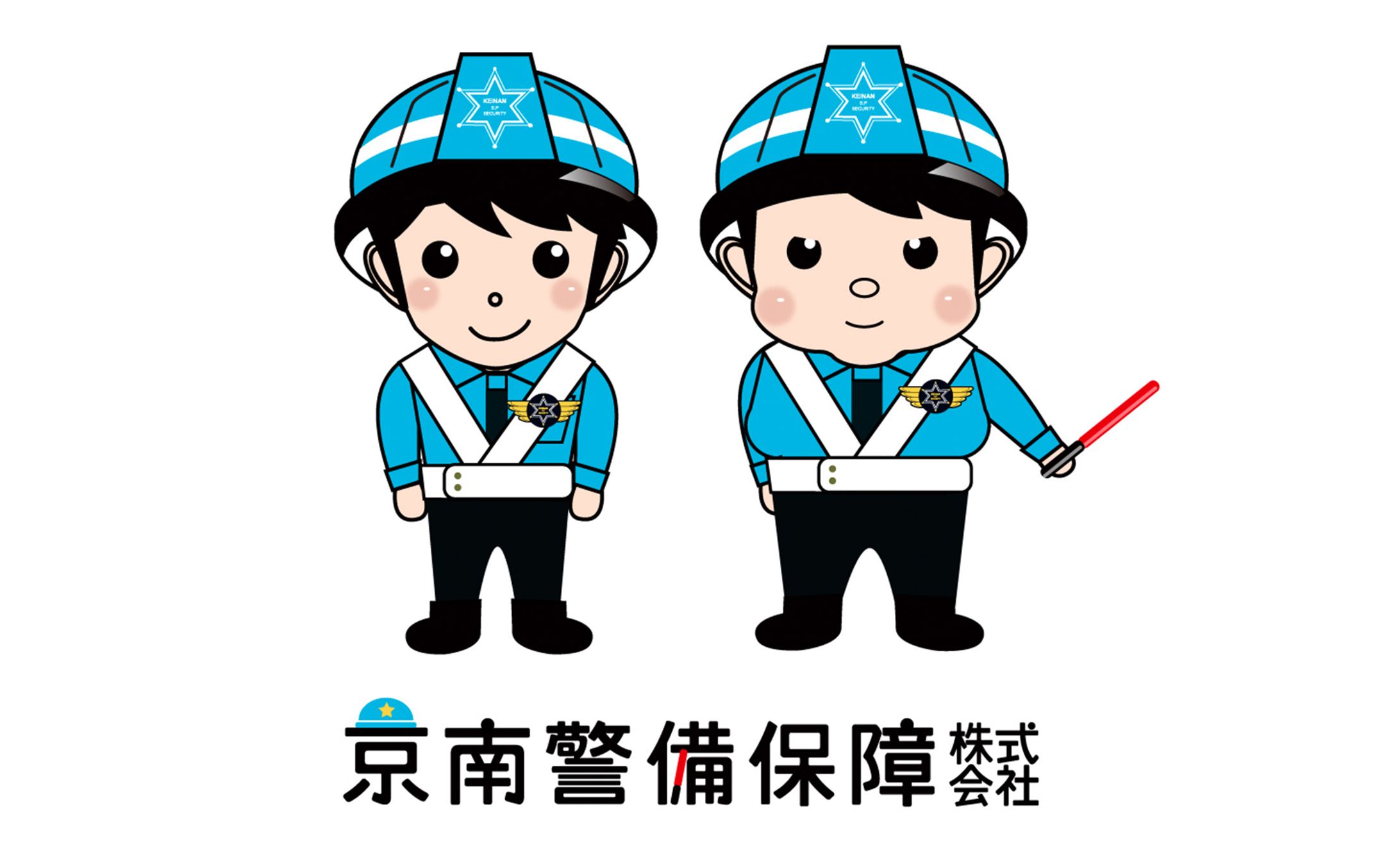 【ロゴ】警備会社のロゴとキャラクター-1