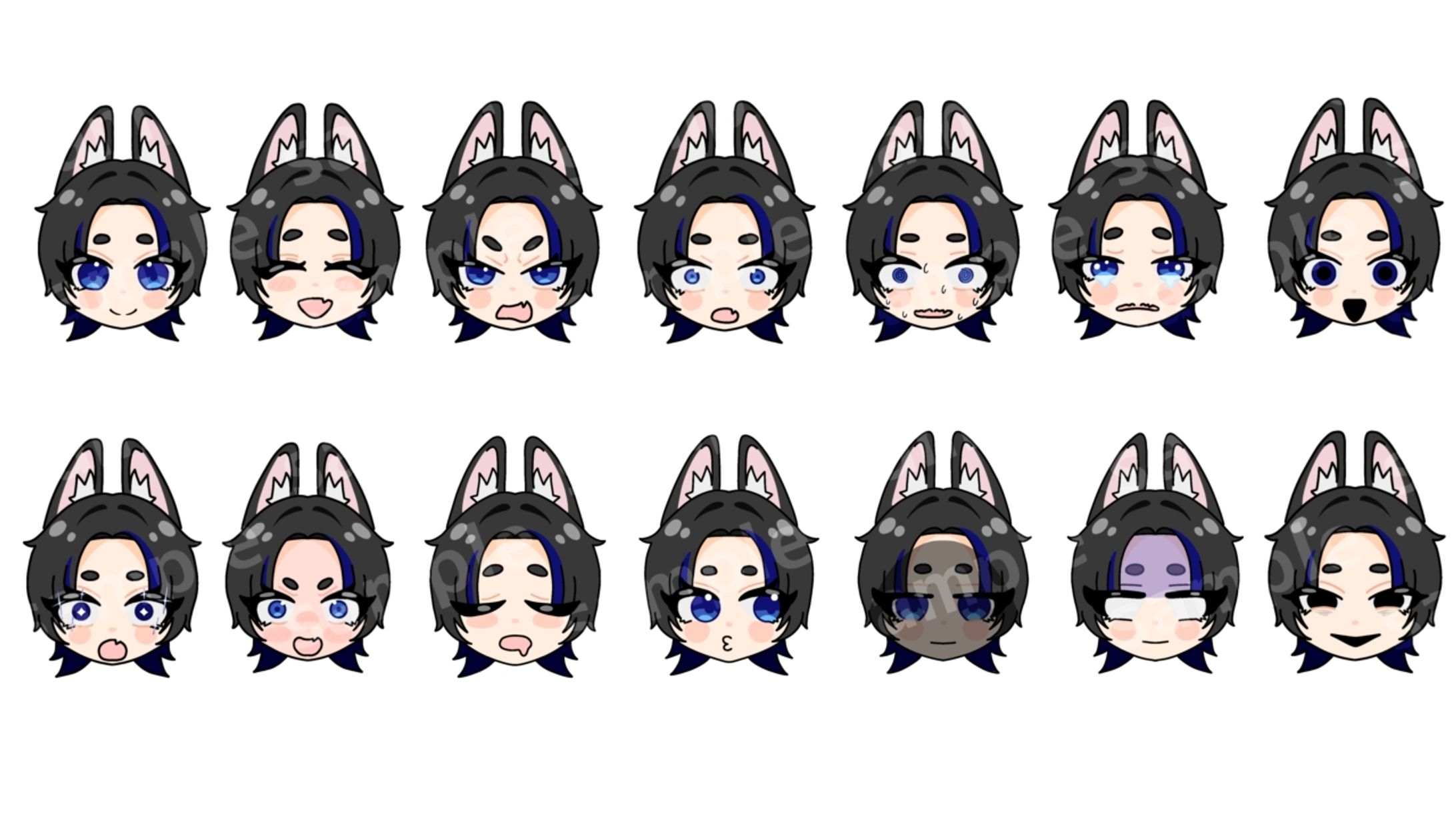 【デフォルメ】表情差分-1