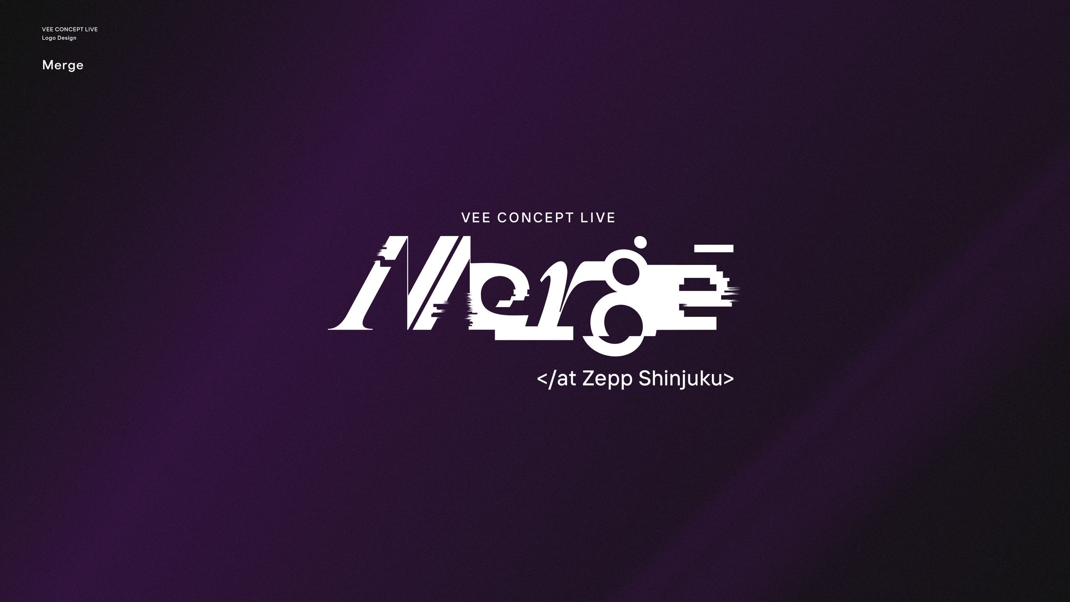 VEE CONCEPT LIVE『Merge』ロゴデザイン-1