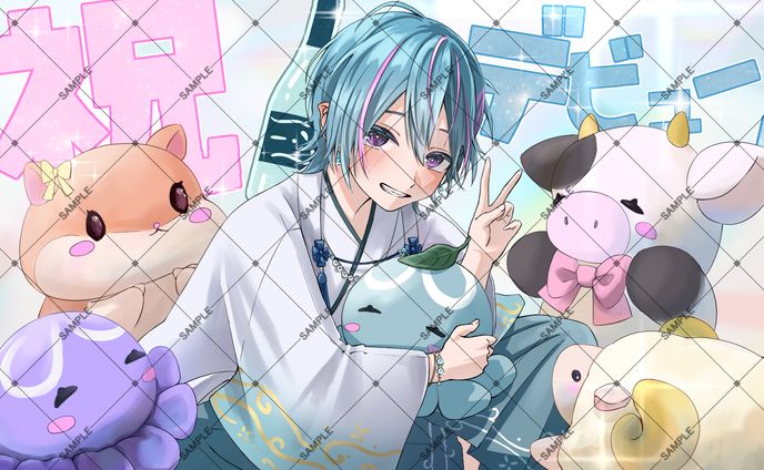 海月かざね様　デビューイラスト