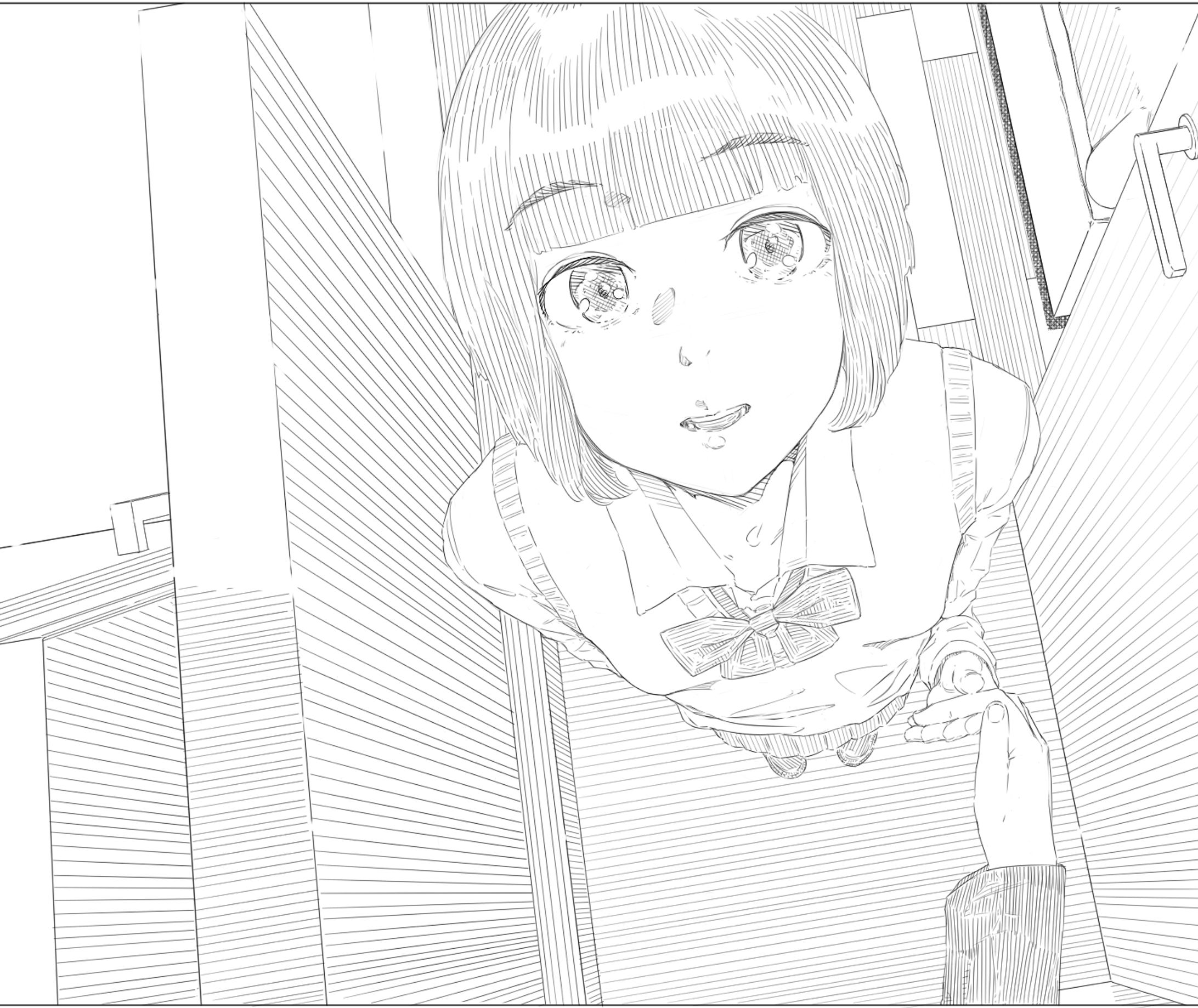 オリジナル2 - 線描・漫画-1