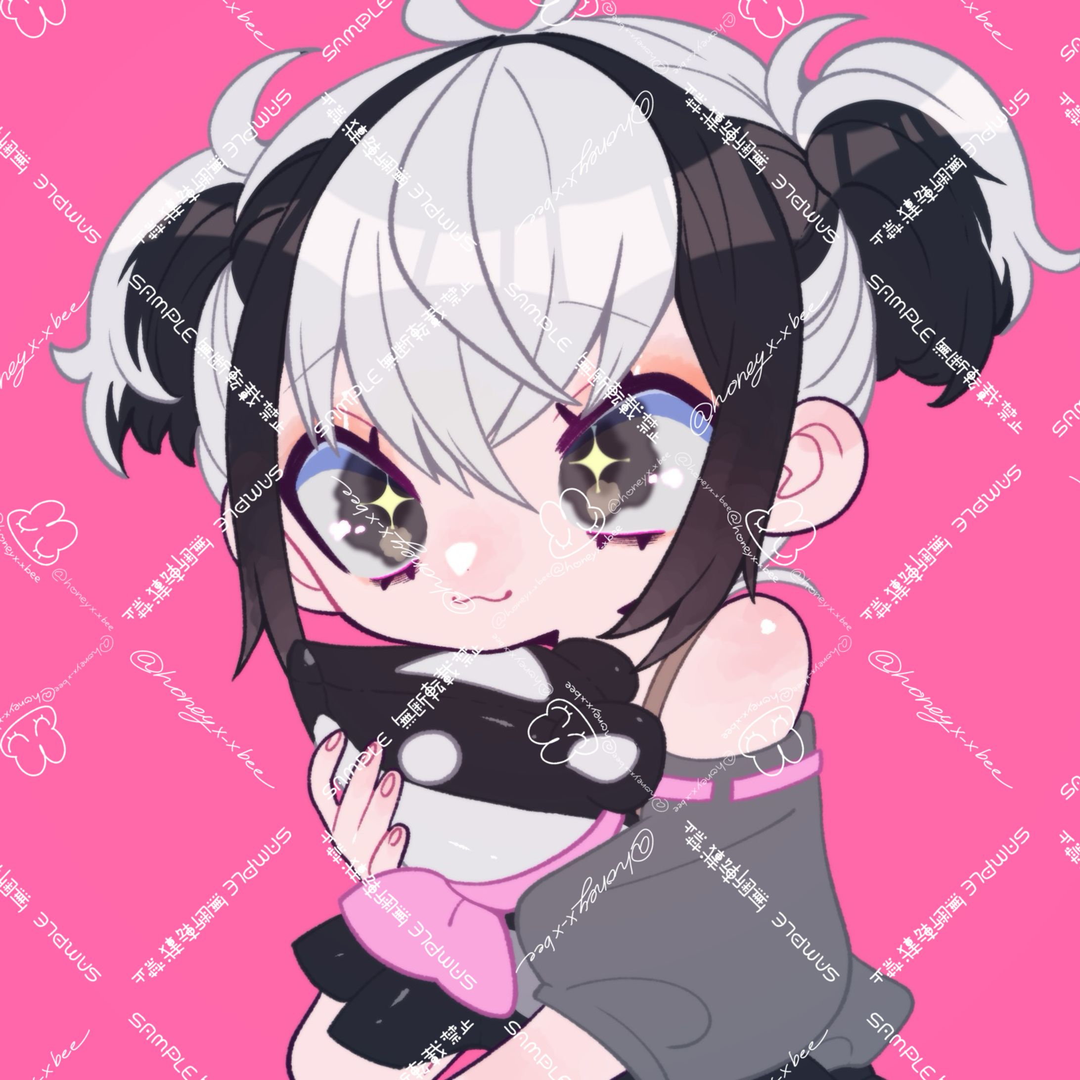 あなぐまちゃん様 アイコンイラスト 差分2パターン-1