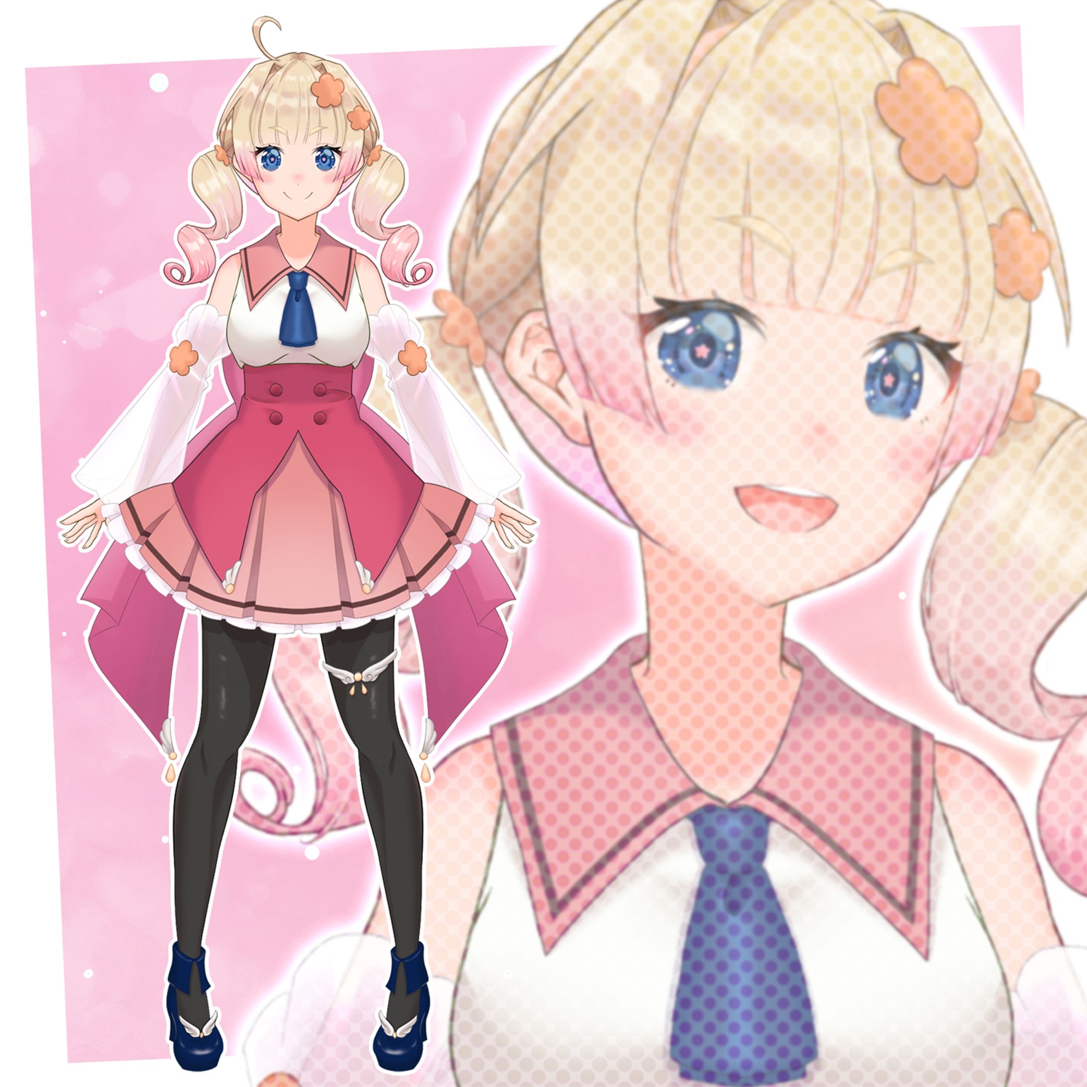 VTuber立ち絵紹介用画像作成-1